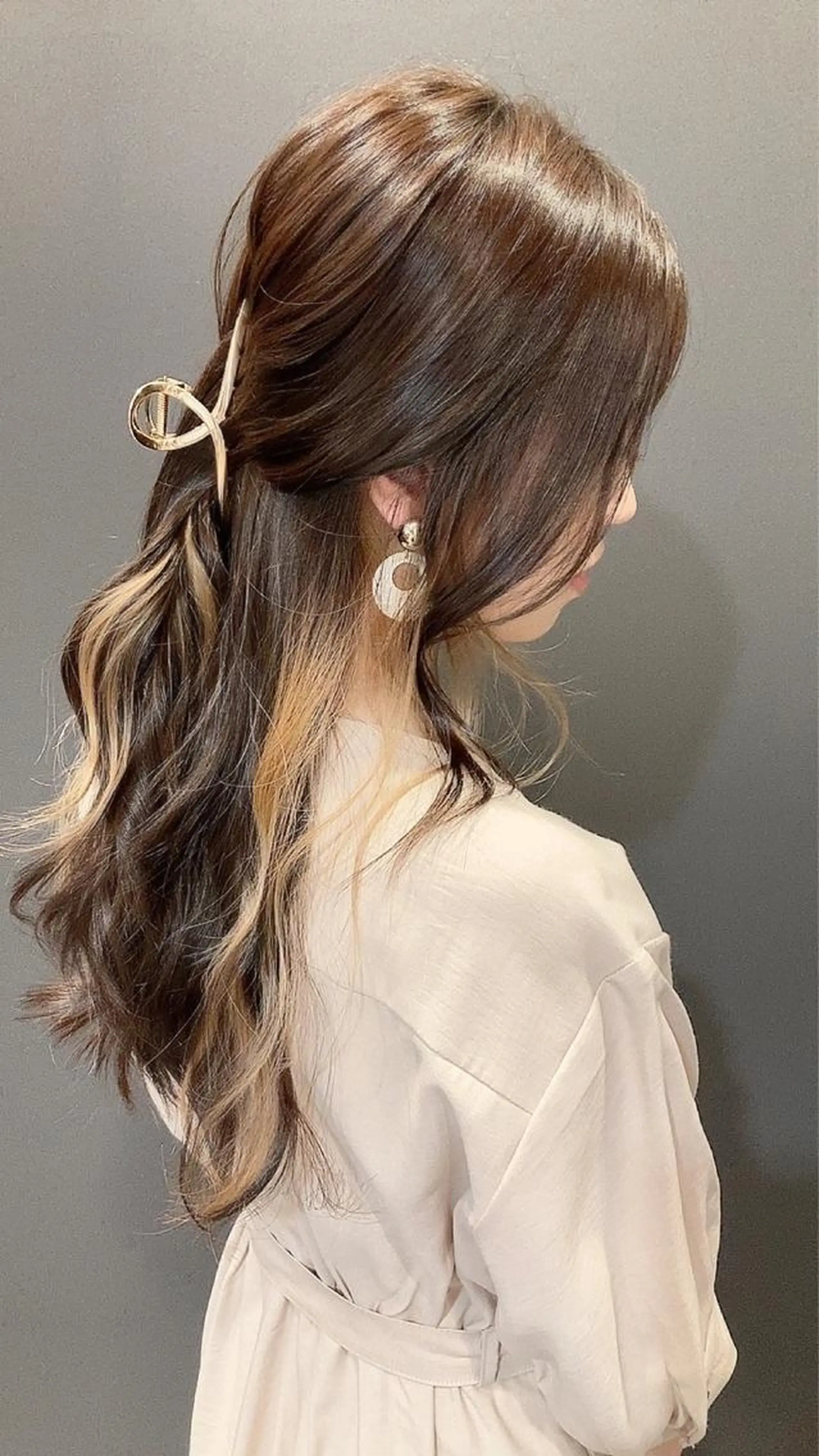 カラー イヤリングカラー トレンドヘア ♥kanaのヘアスタイル