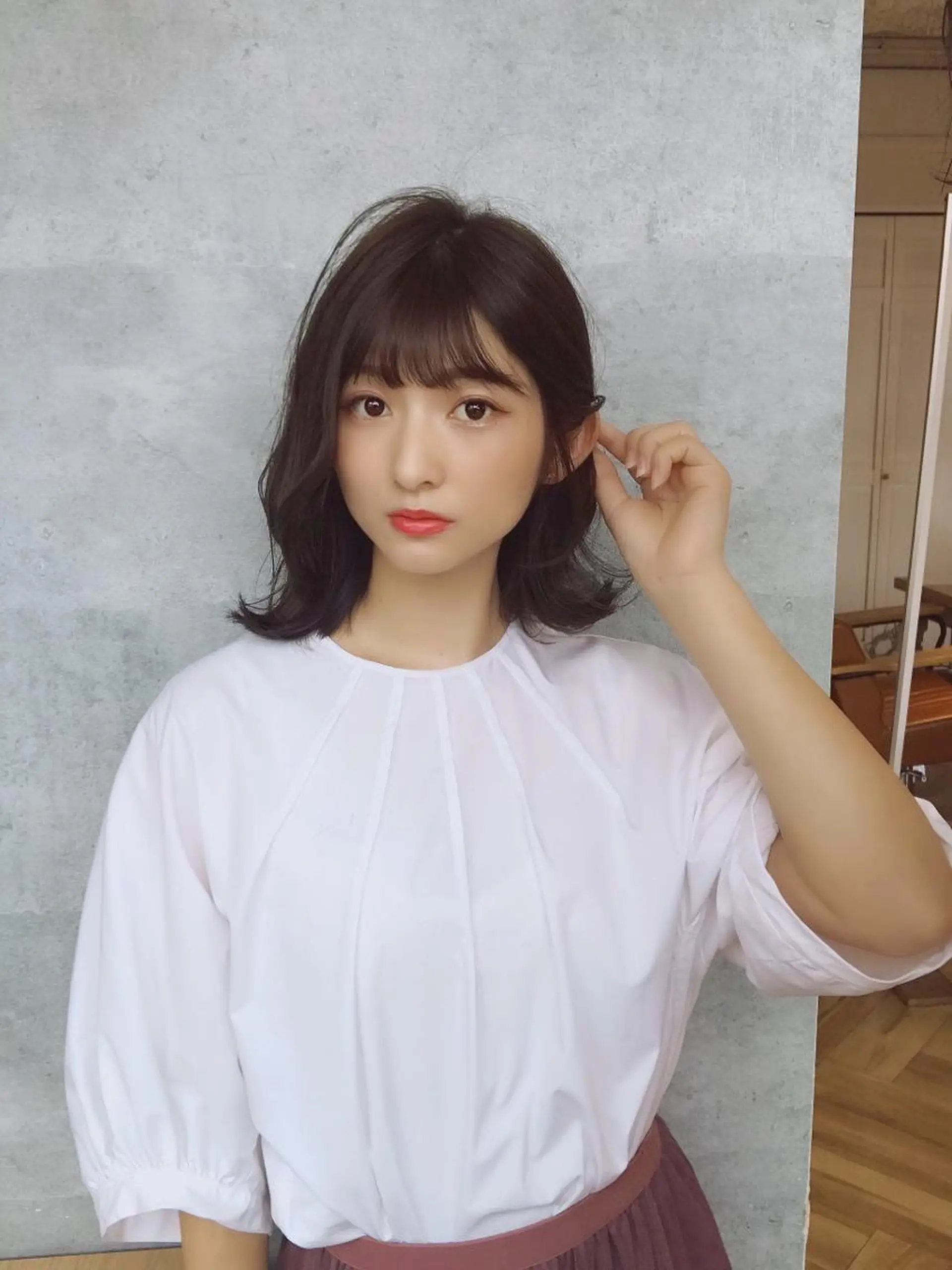ミディアム カット ヘアカラー トリートメント ヘッドスパ 佐藤優太朗 似合わせ/髪質改善のヘアスタイル
