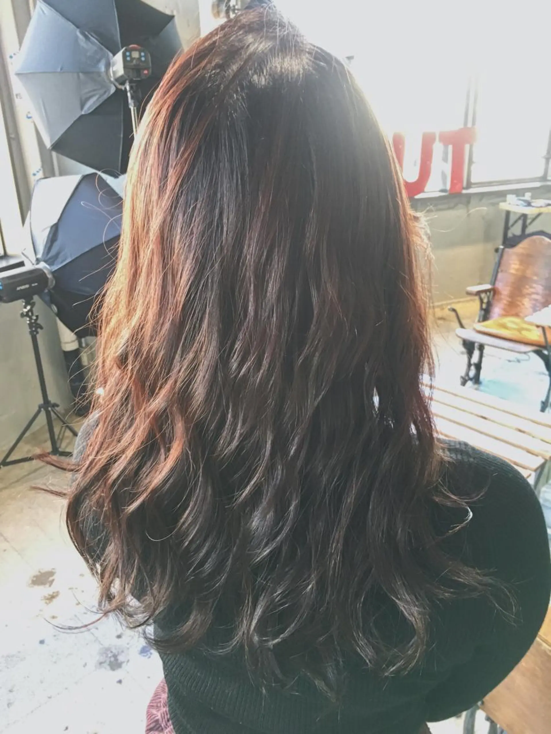 ロング カラー パーマ ベージュカラー ブラウンカラー ラベンダーカラー ナチュラルブラウン カット ヘアカラー トリートメント 代表 中島貴志のヘアスタイル