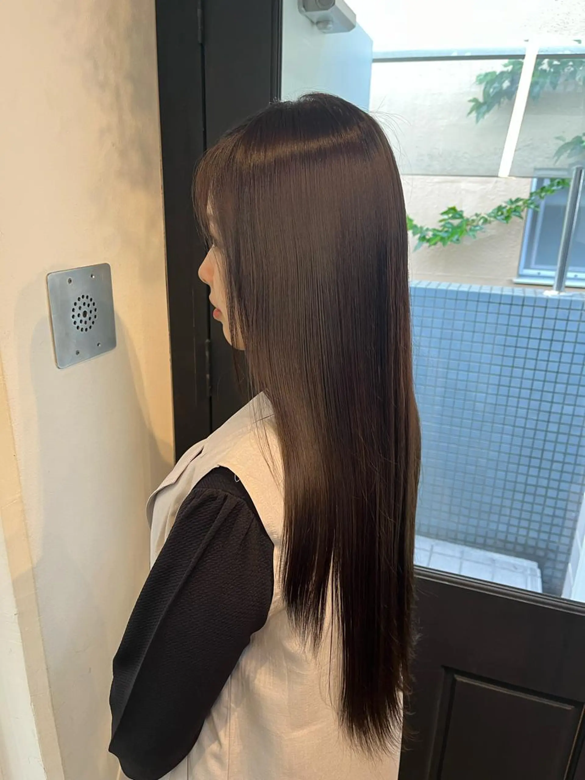 ロング トリートメント トリートメント Airi 韓国y2k レイヤーカットのヘアスタイル