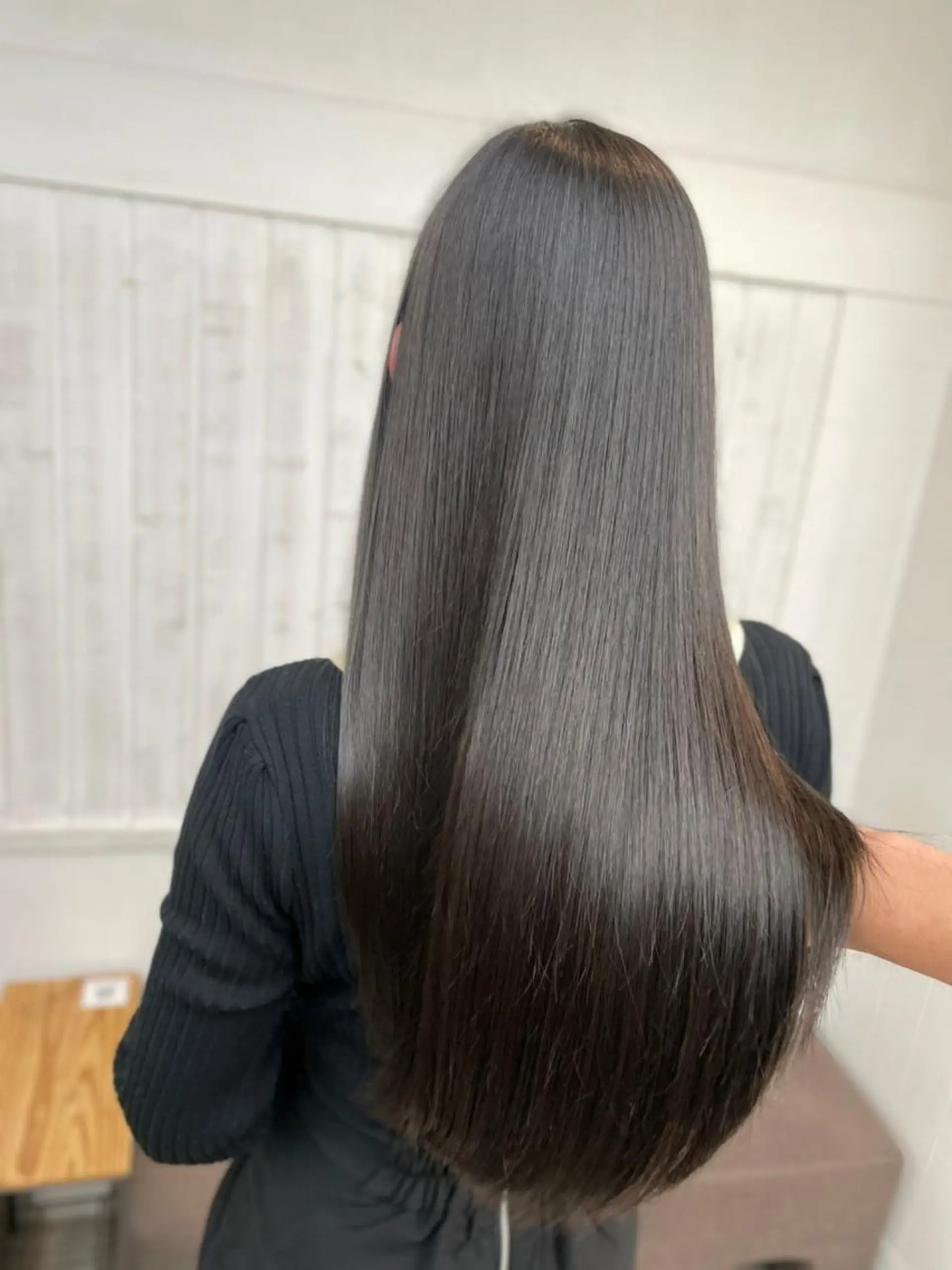 ロング ヘアアレンジ パーマ カラー バレイヤージュ ブリーチ ケアブリーチ ダブルカラー イヤリングカラー 縮毛矯正 【N°deseo】 吉祥寺のヘアスタイル