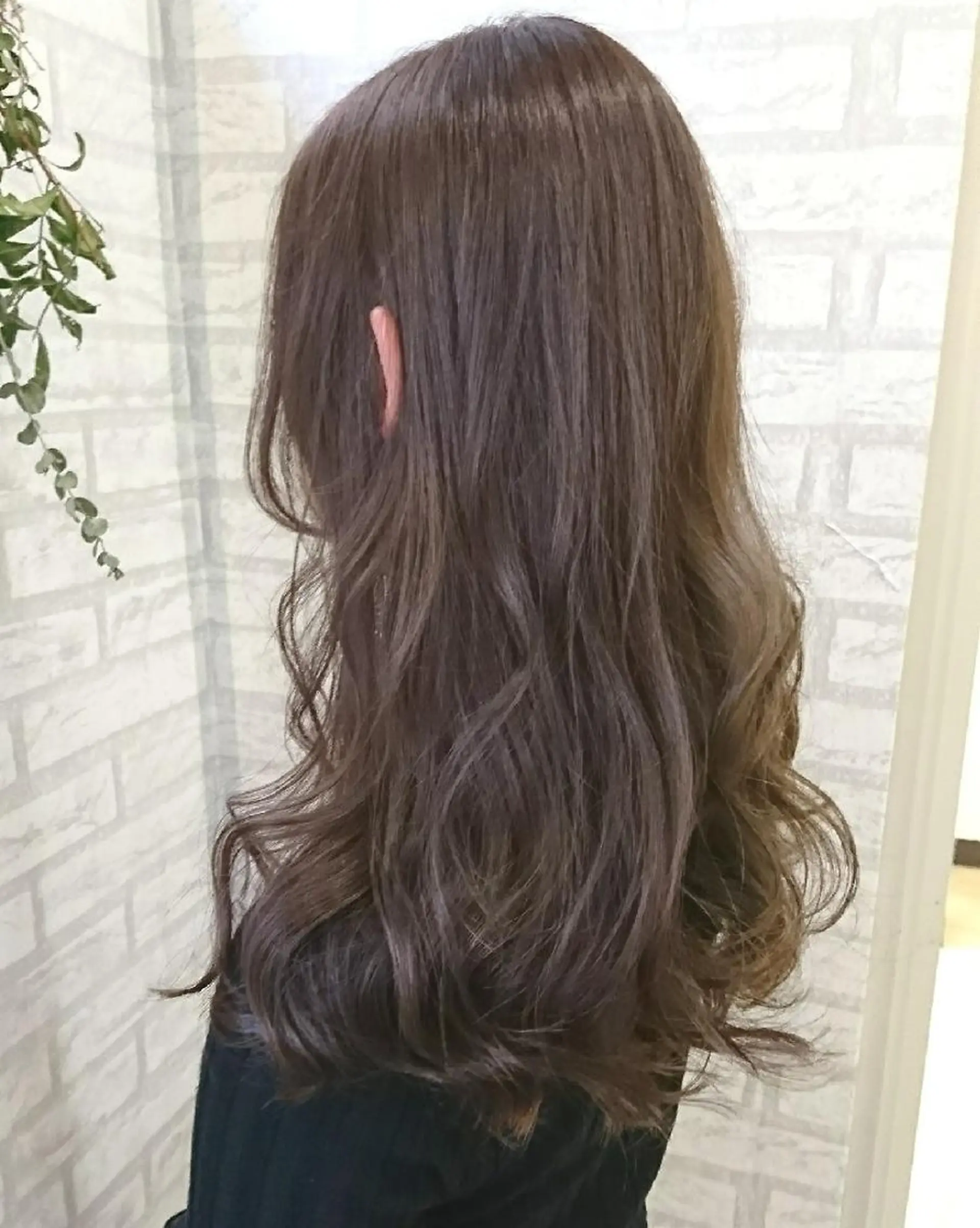 ロング カラー ベージュカラー ラベンダーカラー ラベンダーベージュ カット ヘアカラー トリートメント ＊Cielo＊ 佐藤 幸世のヘアスタイル