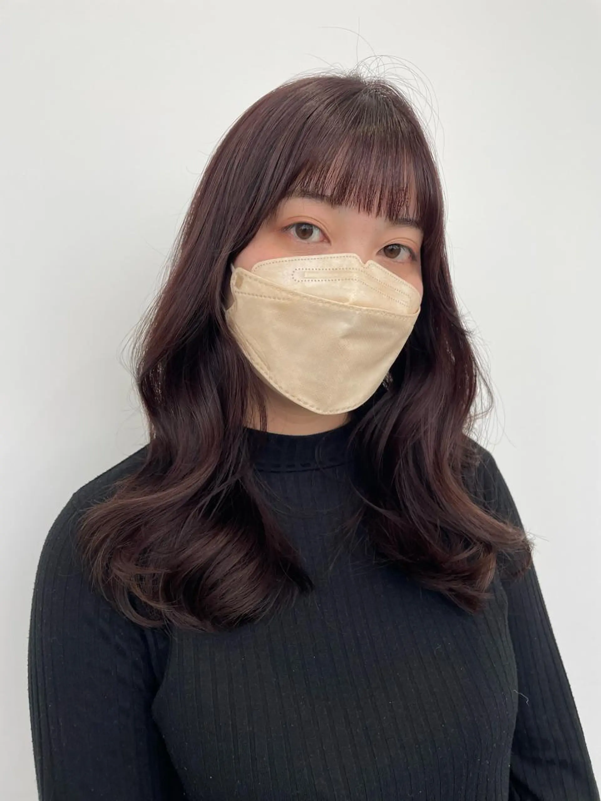 ロング カラー 似合わせカット 錦 茉李のヘアスタイル