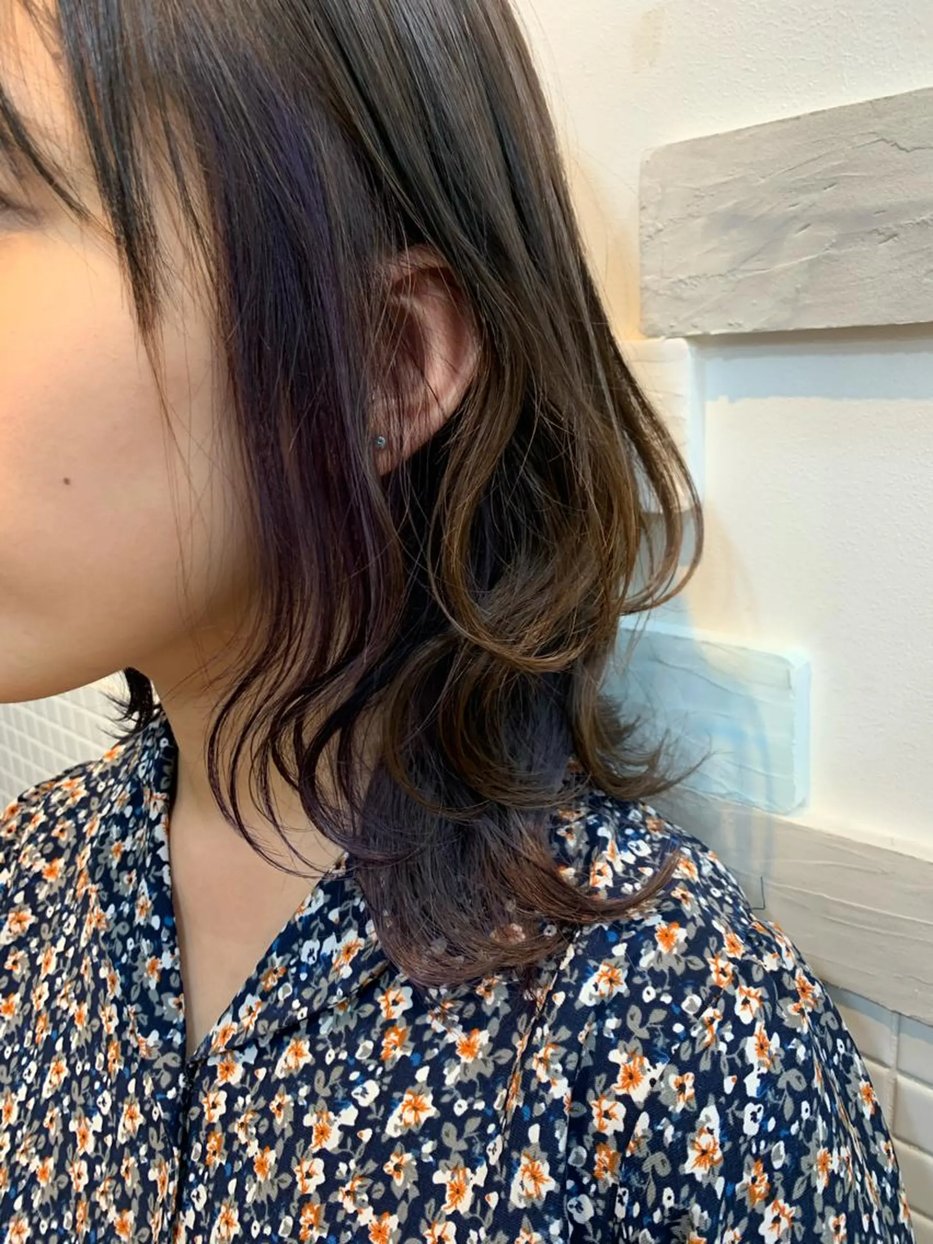 ミディアム カラー インナーカラー ヘアカラー ayaka 大宮のヘアスタイル