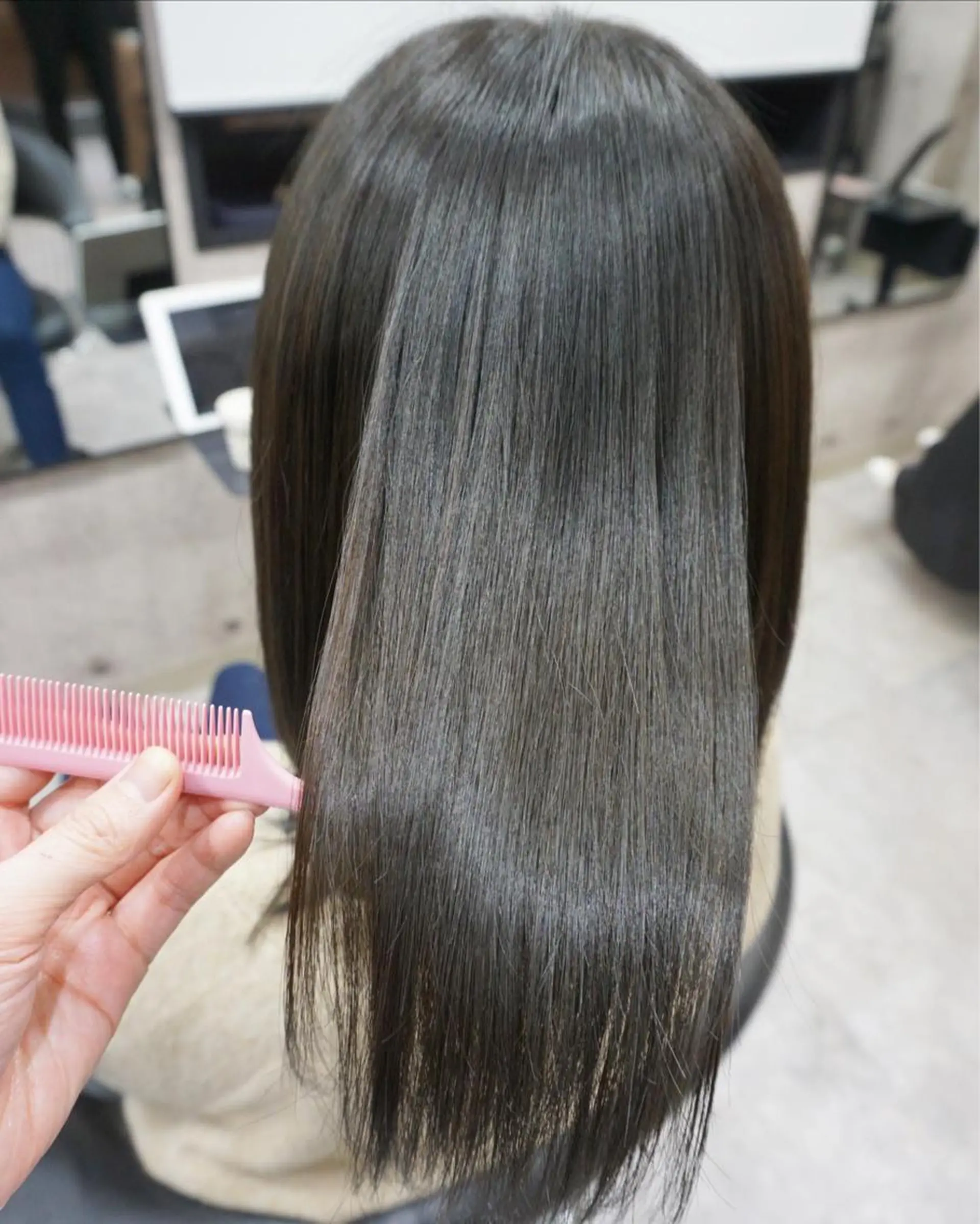 ミディアム ヘアカラー トリートメント 羽田 hadaのヘアスタイル