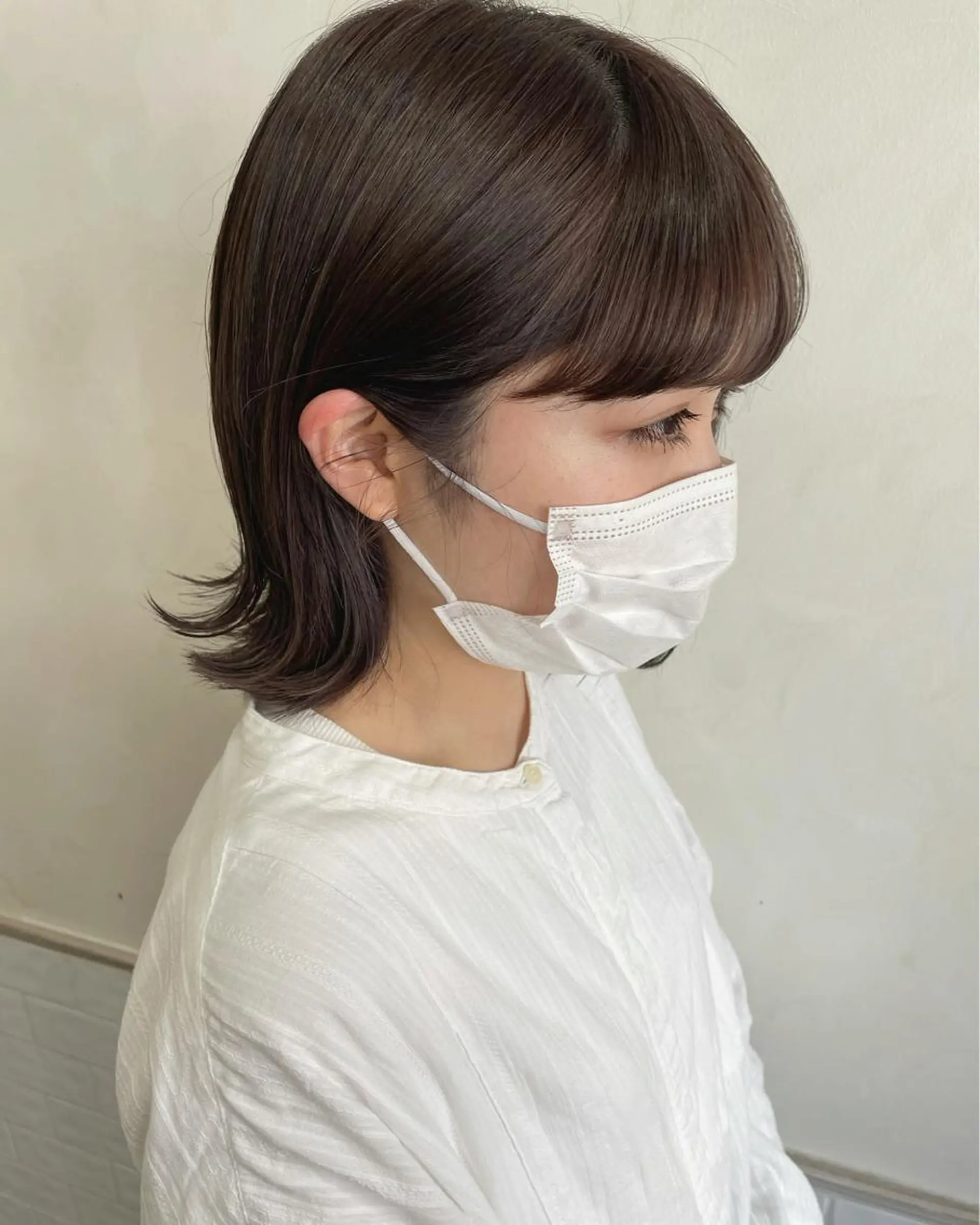 ショート カラー sherry【シェリー】所属・miho 大国町 柔らかいハイトーンのヘアスタイル