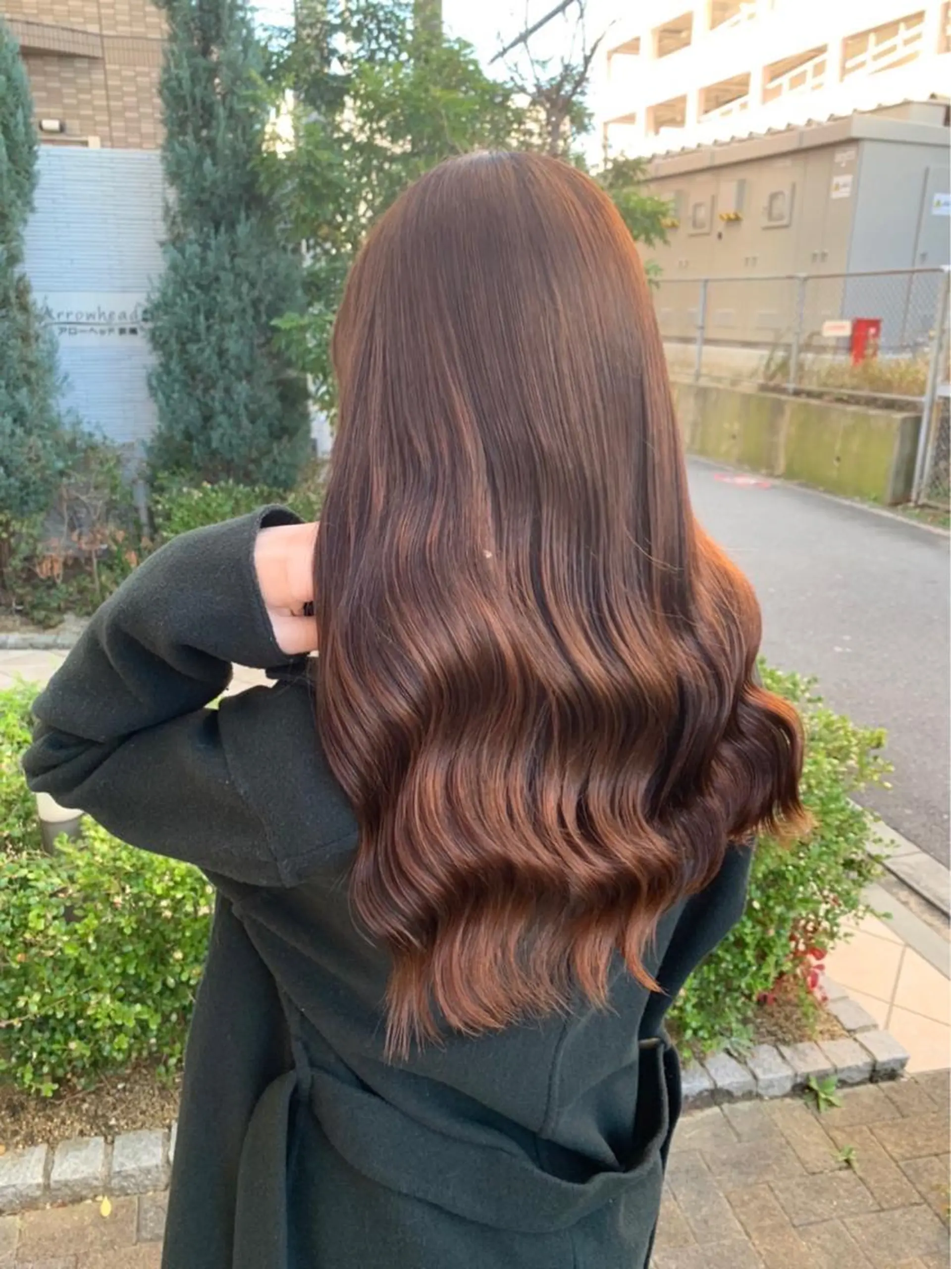 ロング カラー 片平 帆香のヘアスタイル