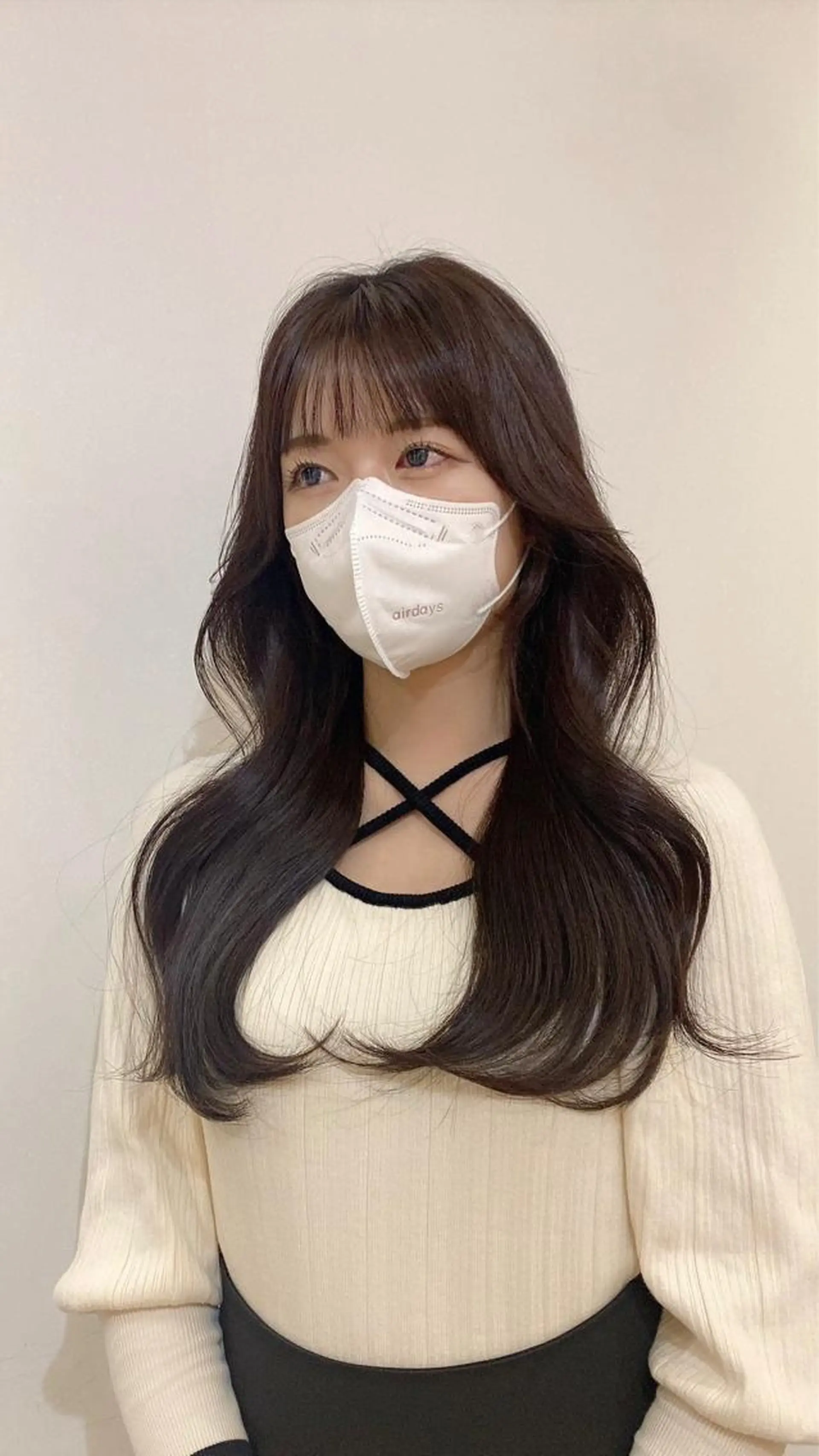 ロング レイヤーカット uni原宿所属・韓国ヘア レイヤーカットのヘアスタイル