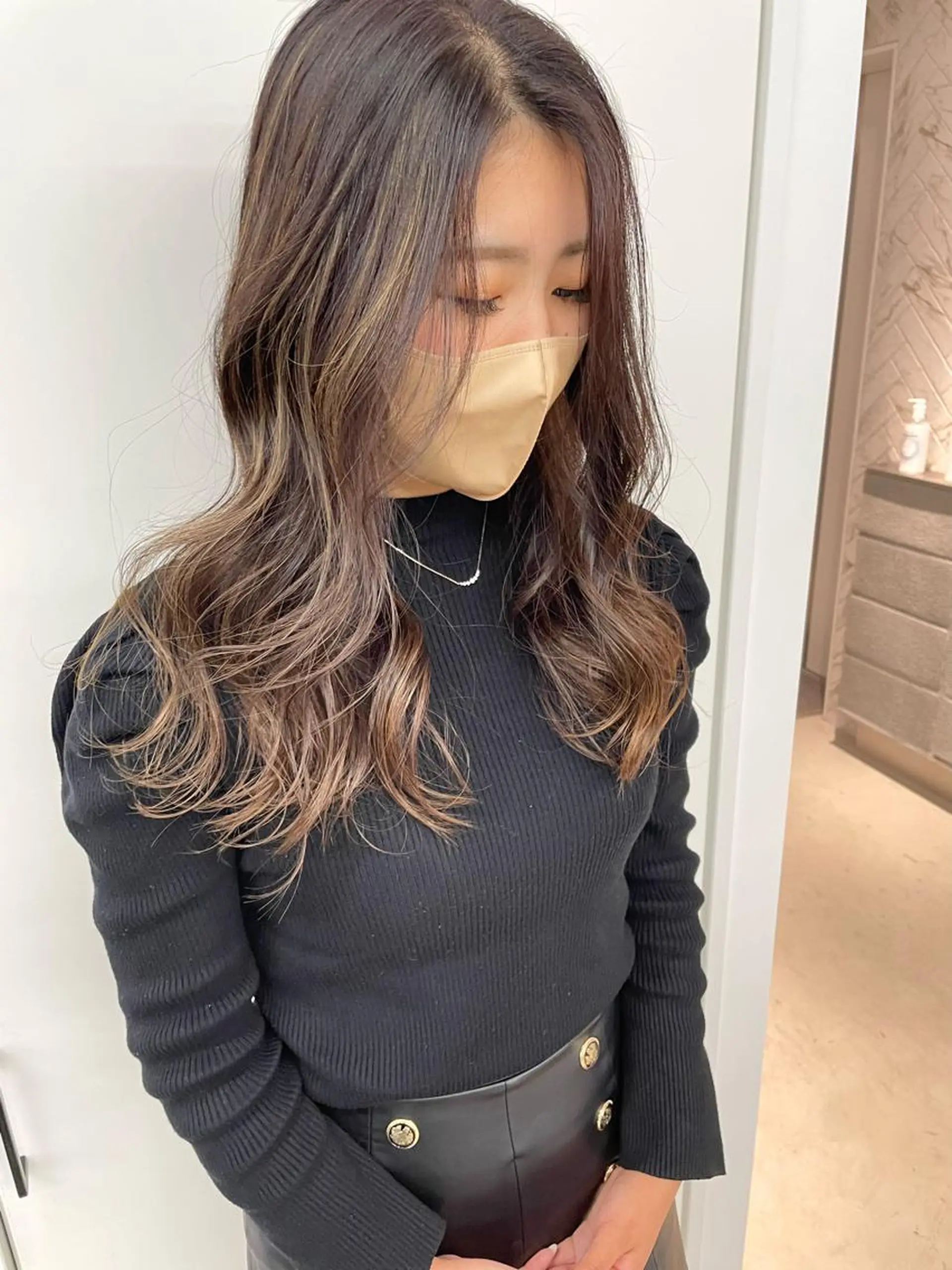 ロング カラー ヘアアレンジ カット ヘアカラー トリートメント 🎗秋山勇 /三宮指名No.1のヘアスタイル