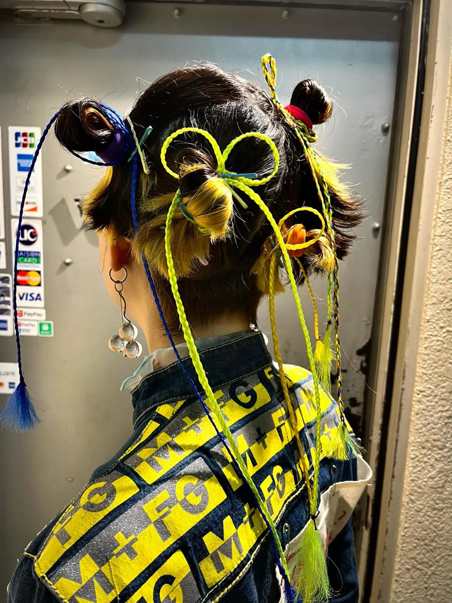 ミディアム カラー ミディアムパーマ バレイヤージュ ブリーチ ケアブリーチ ダブルカラー KAH所属・Koichi Satoのヘアスタイル