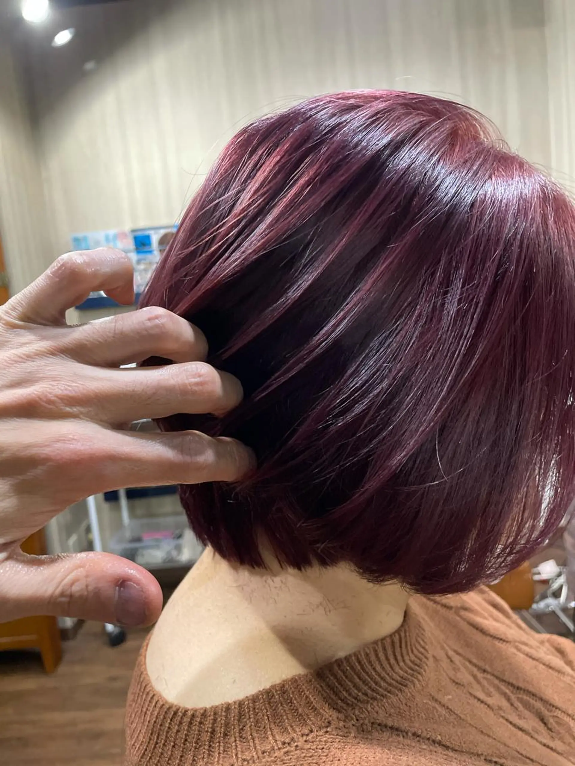 ショート カラー アッシュ ブロンド イルミナカラー ラベンダーカラー ラベンダーアッシュ 髪質改善 Yoshiのヘアスタイル