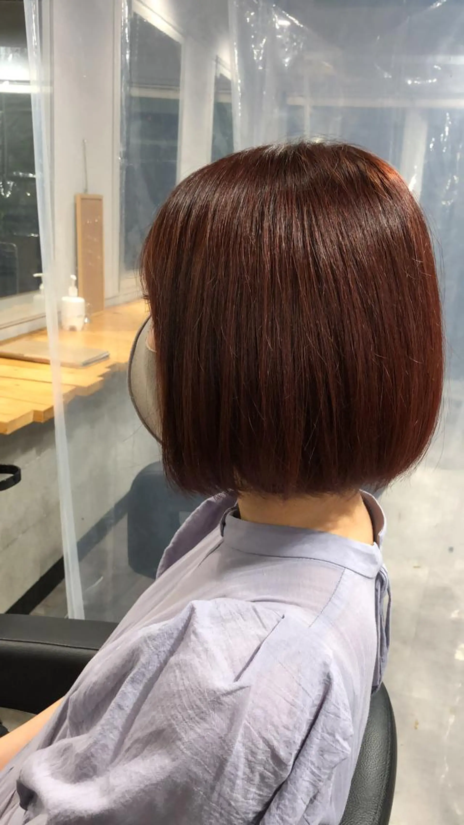 ショート カラー カット ヘアカラー トリートメント 💗レイヤーショート ボブ艶髪/竜也💗のヘアスタイル