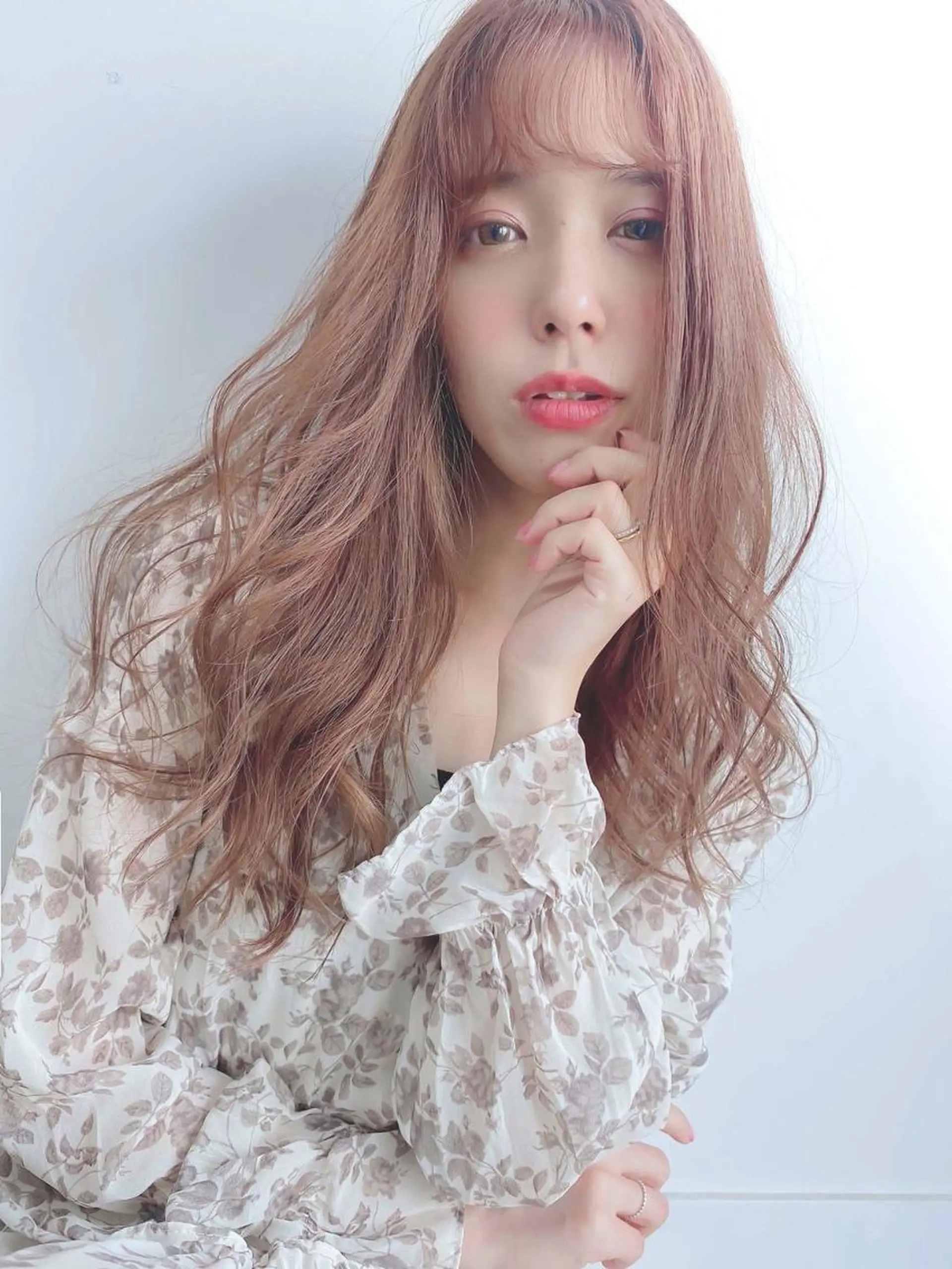 ロング カラー 透明感カラー イルミナカラー 似合わせカット 小顔カット トリートメント ⭐️迫田 ゆう⭐️のヘアスタイル