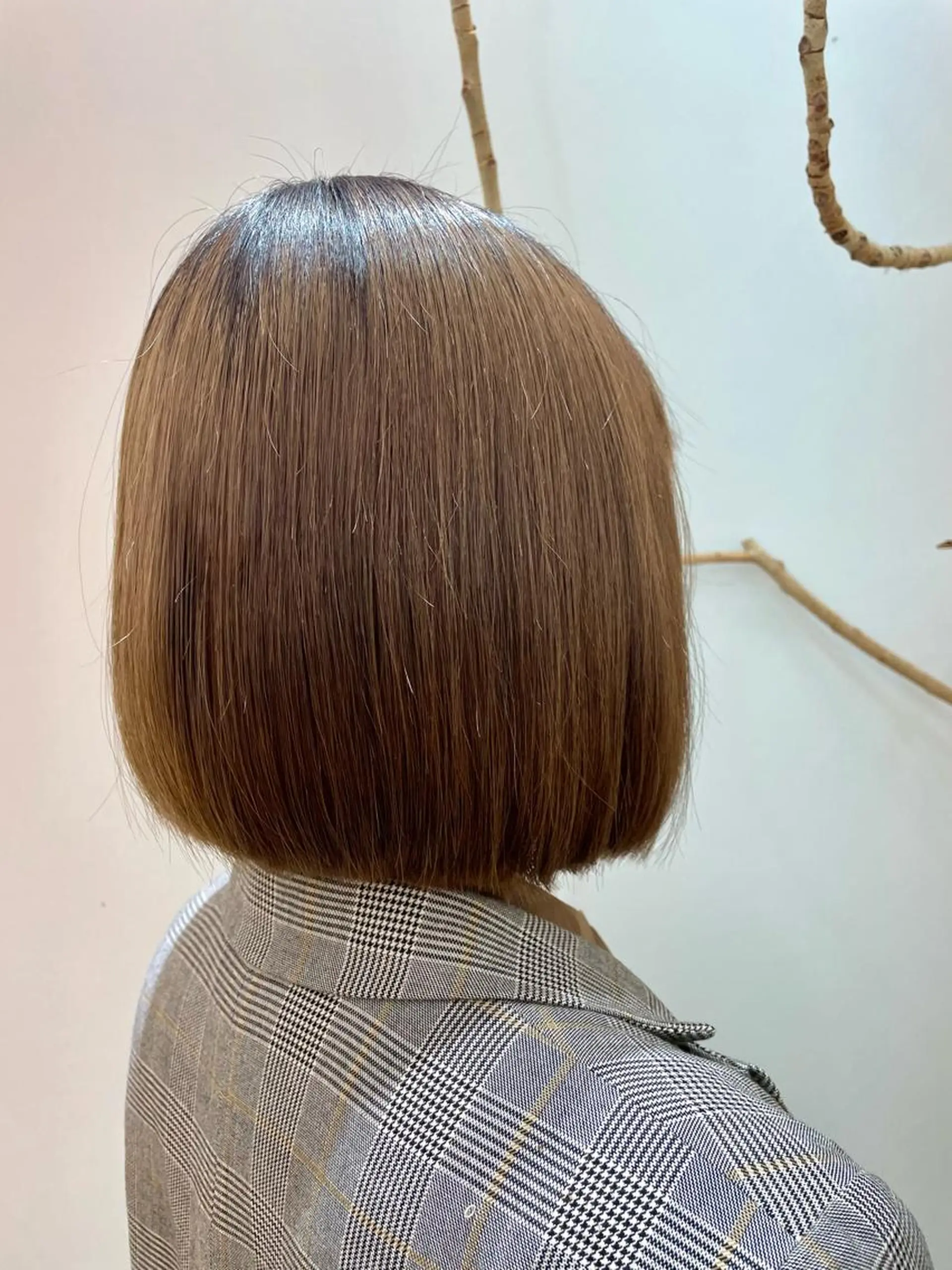 ショート 切りっぱなしボブ ボブ 塩谷 雪花のヘアスタイル