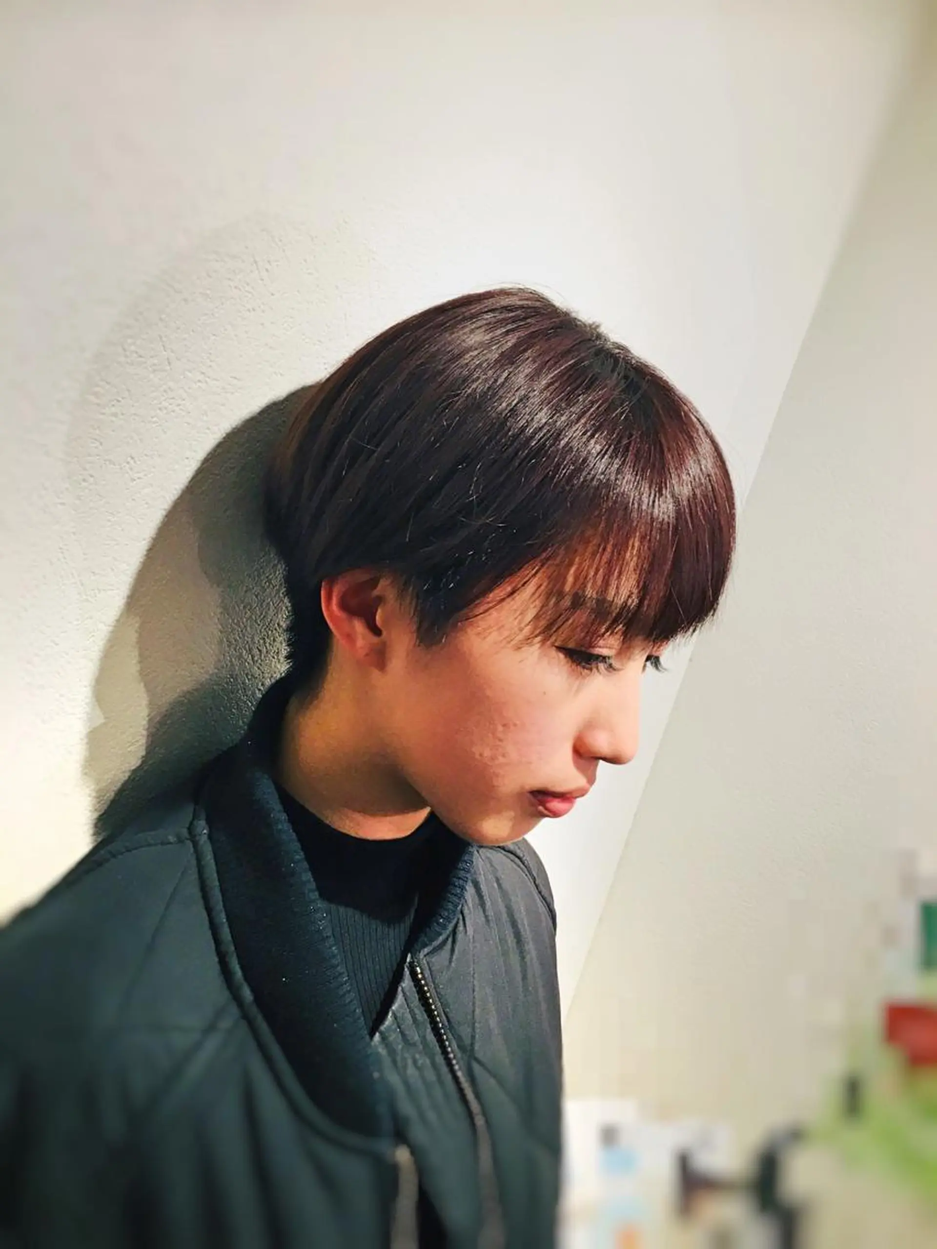 カラー イルミナカラー MOLLA 浅香山店所属・谷口ゆめ/縮毛矯正/ カット/美眉ワックスのヘアスタイル