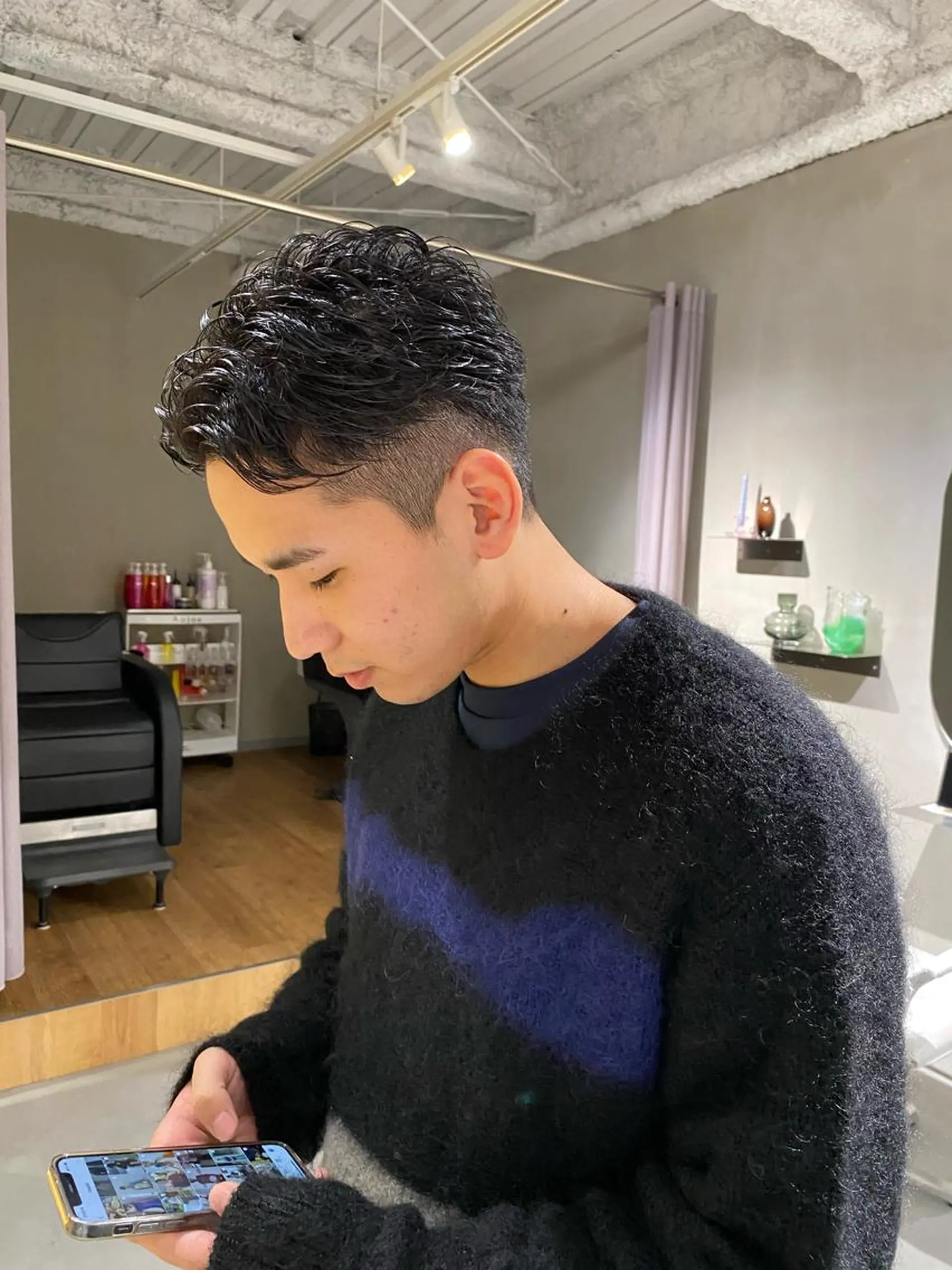パーマ souvenir所属・アカリ /カットモデル募集のヘアスタイル