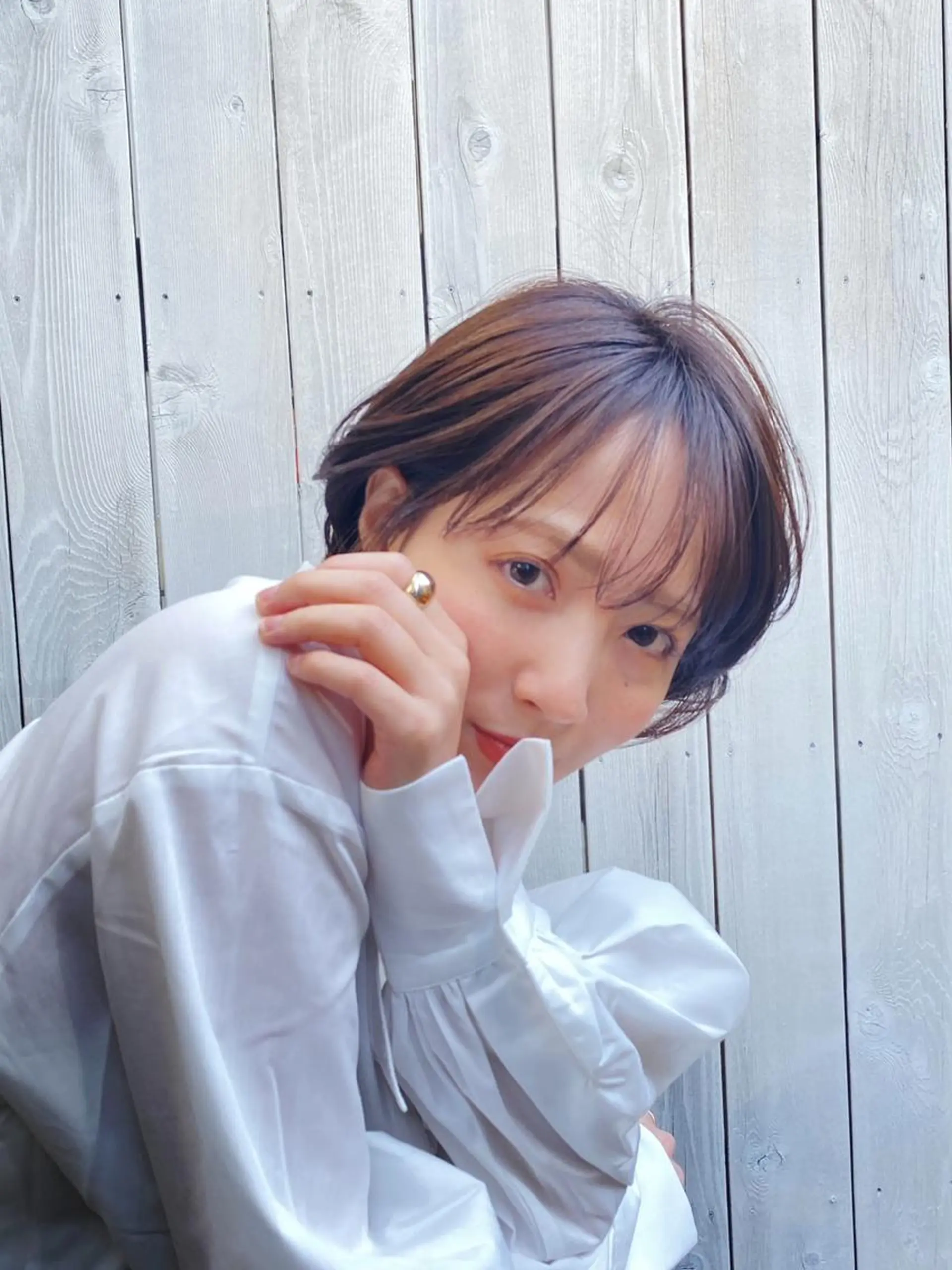 ショート 髪質改善 韓国風ヘア ショートヘア 小顔カット ROW町田🌿 大人可愛い/艶髪改善のヘアスタイル