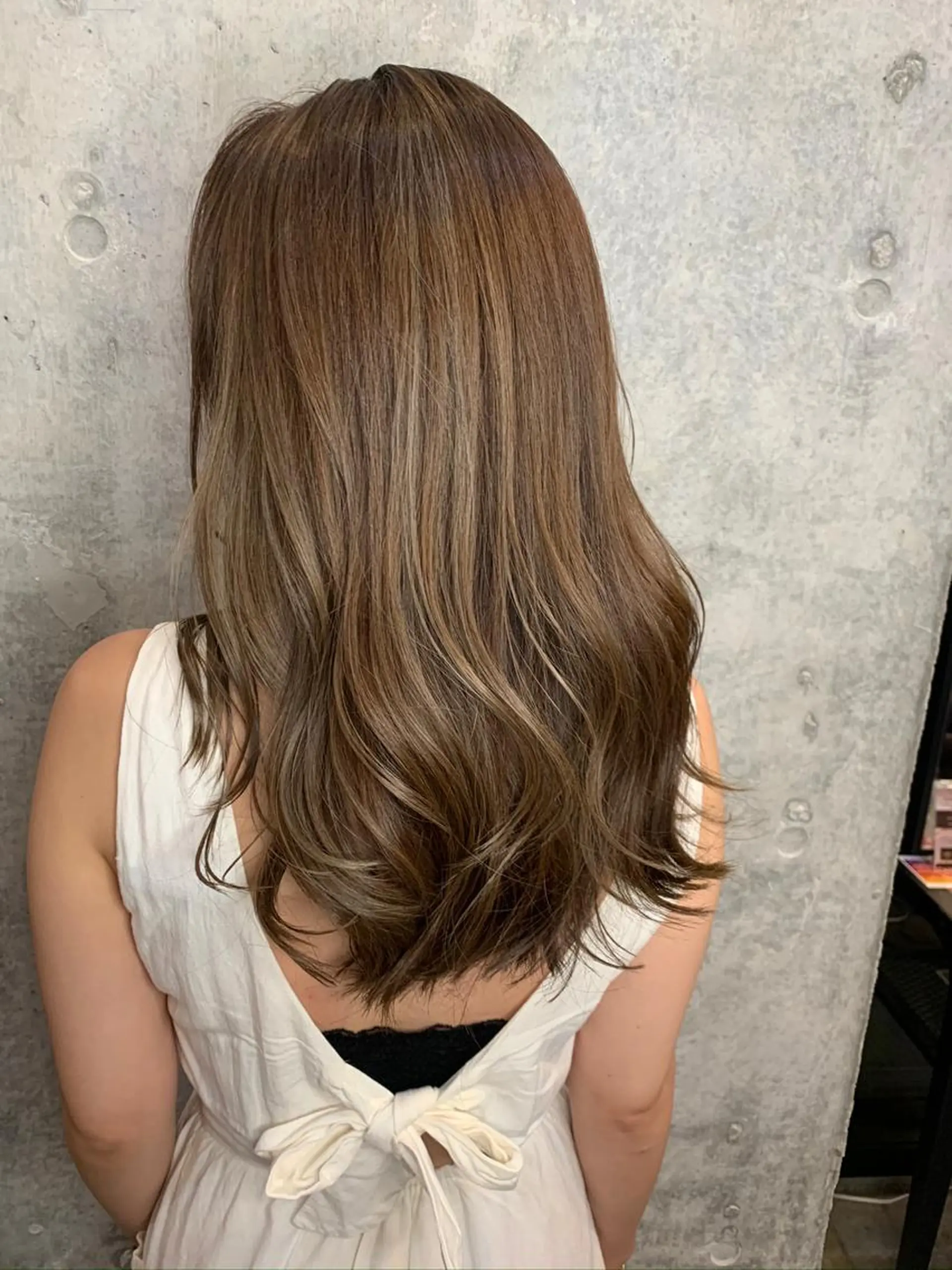 セミロング ❣️髪質改善特化❣️ カモアオイのヘアスタイル