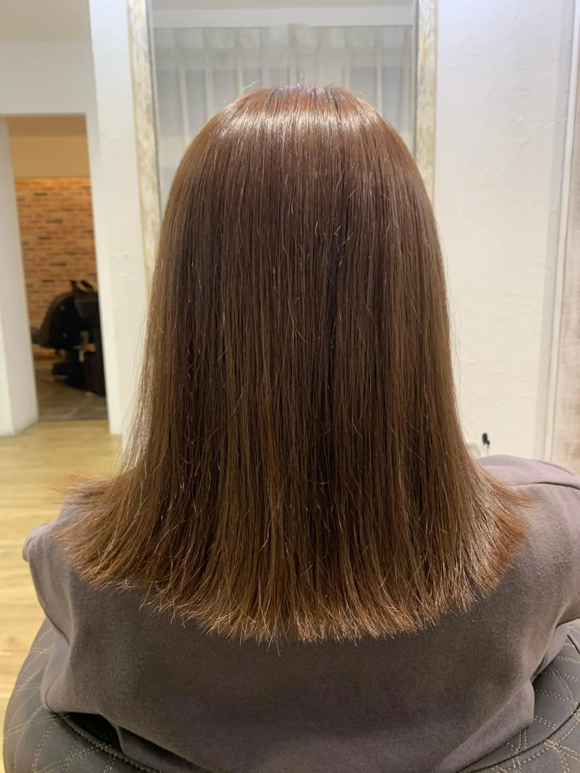 セミロング 斉藤 陸のヘアスタイル