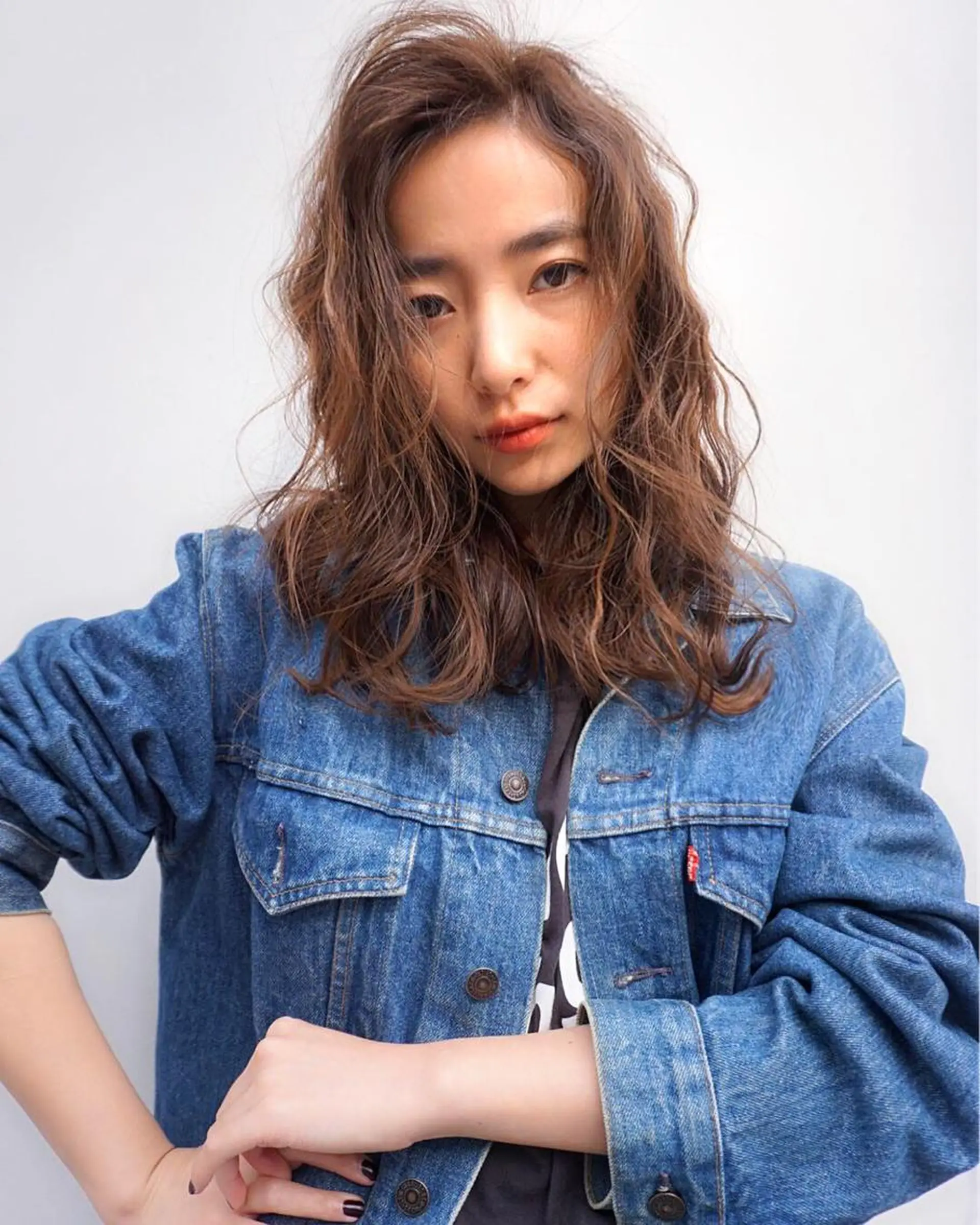 ミディアム カラー WATARU🔥／ 外国人風ハイライトのヘアスタイル