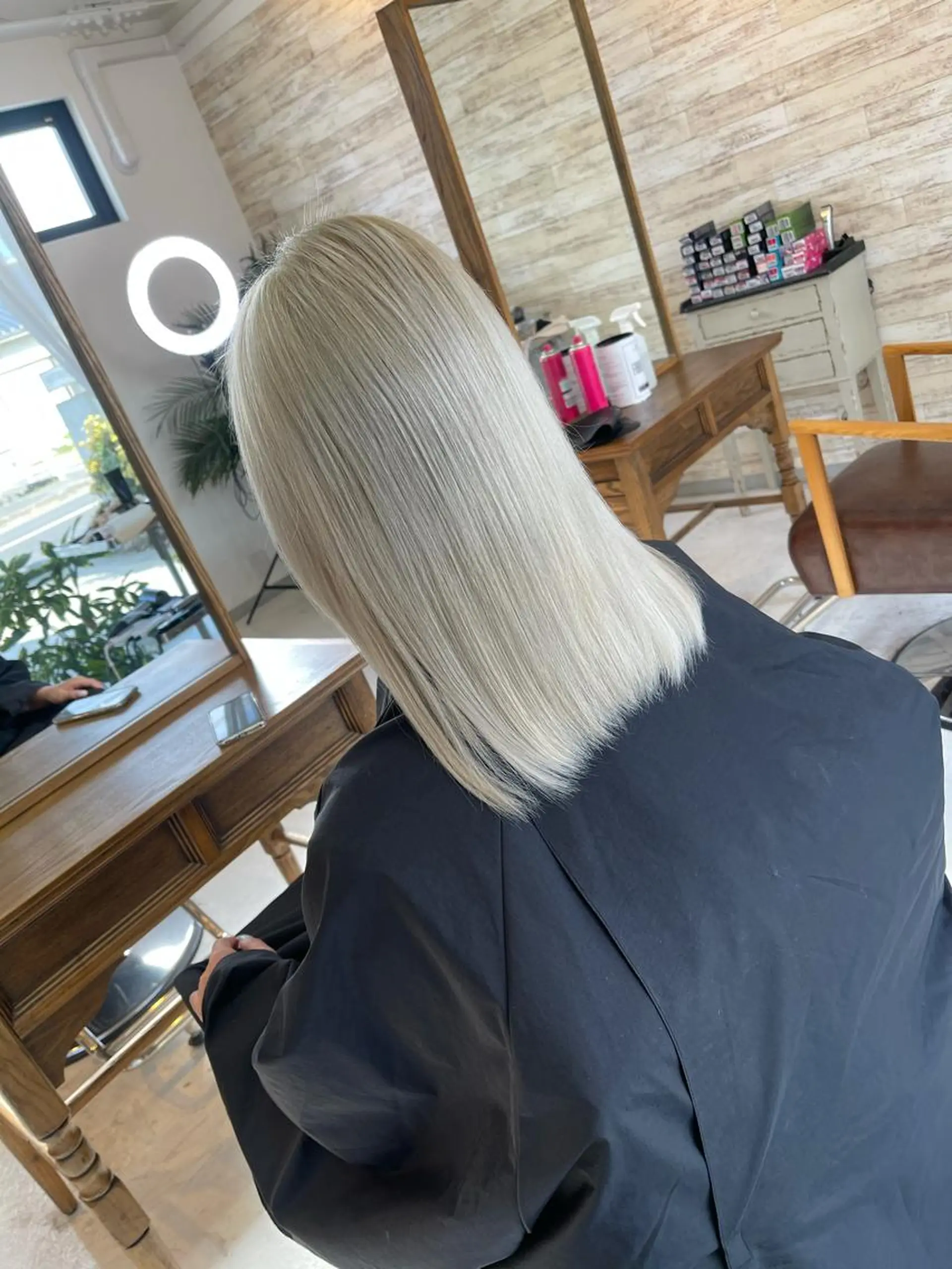 ミディアム カラー カット ヘアカラー トリートメント MARDI GRAS 蘭丸のヘアスタイル