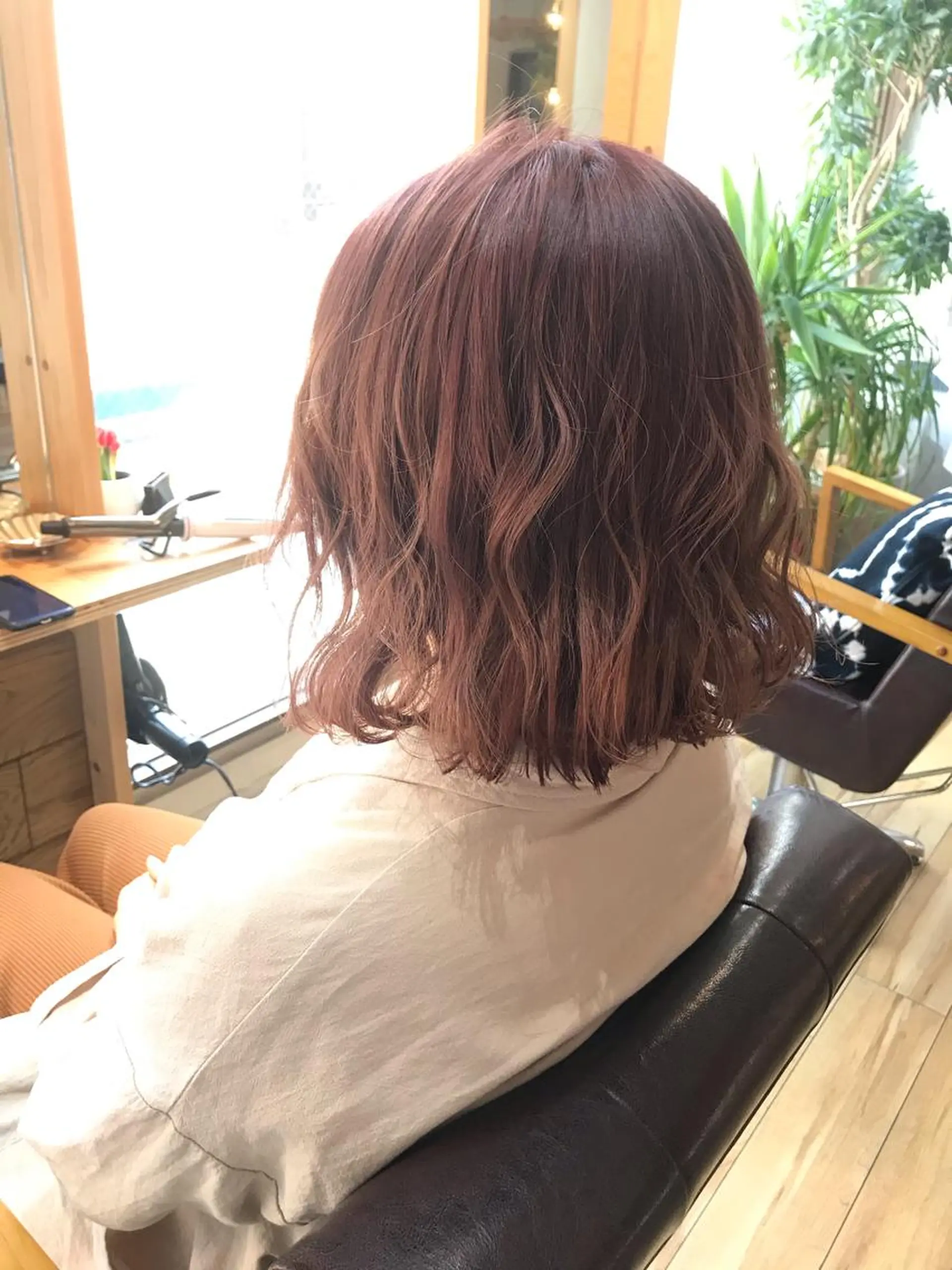 カラー ピンクカラー Miku❇️ フェイスレイヤーのヘアスタイル