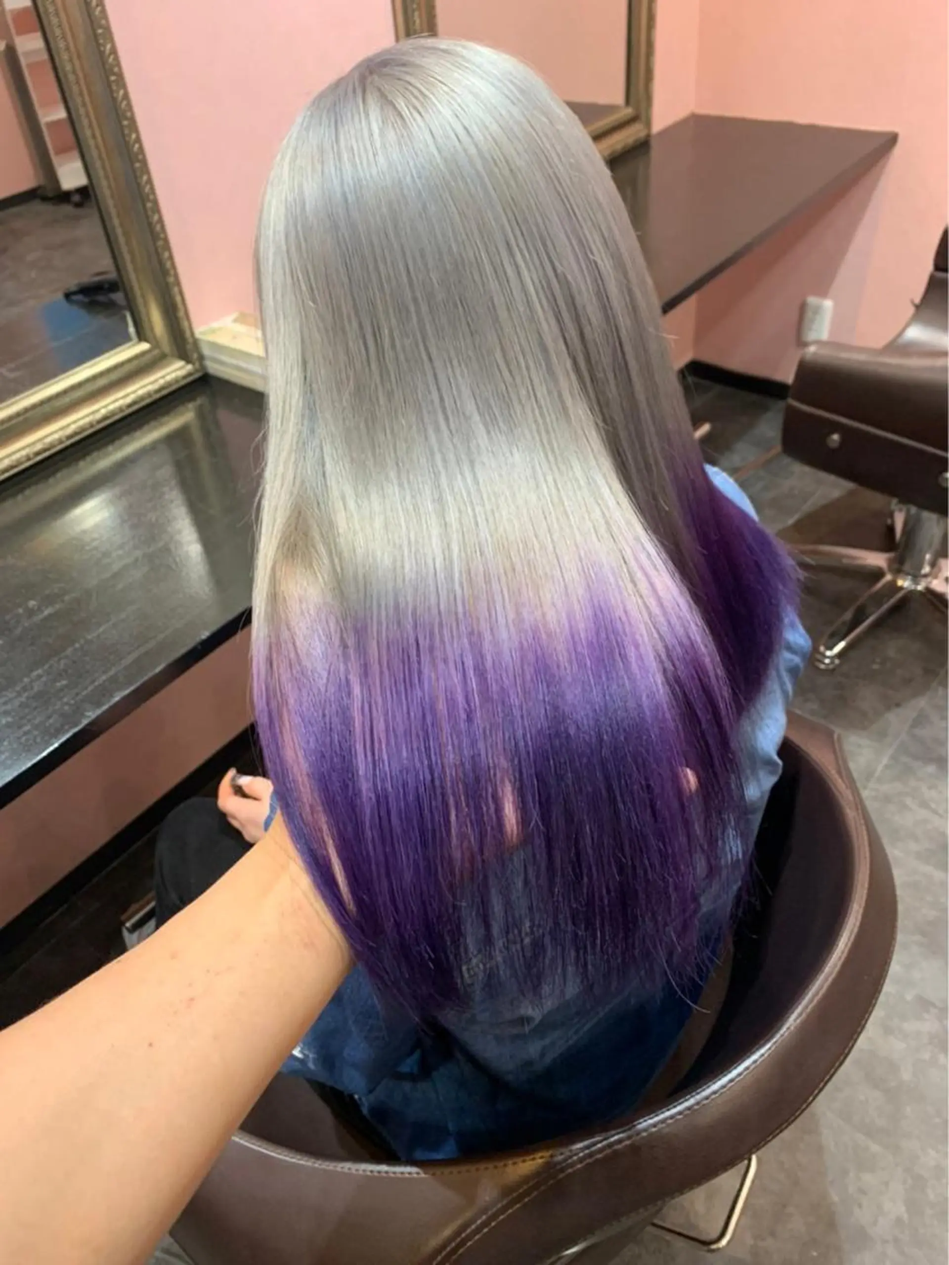 ロング ヘアカラー トリートメント Selene 難波店 店長SHINTANIのヘアスタイル