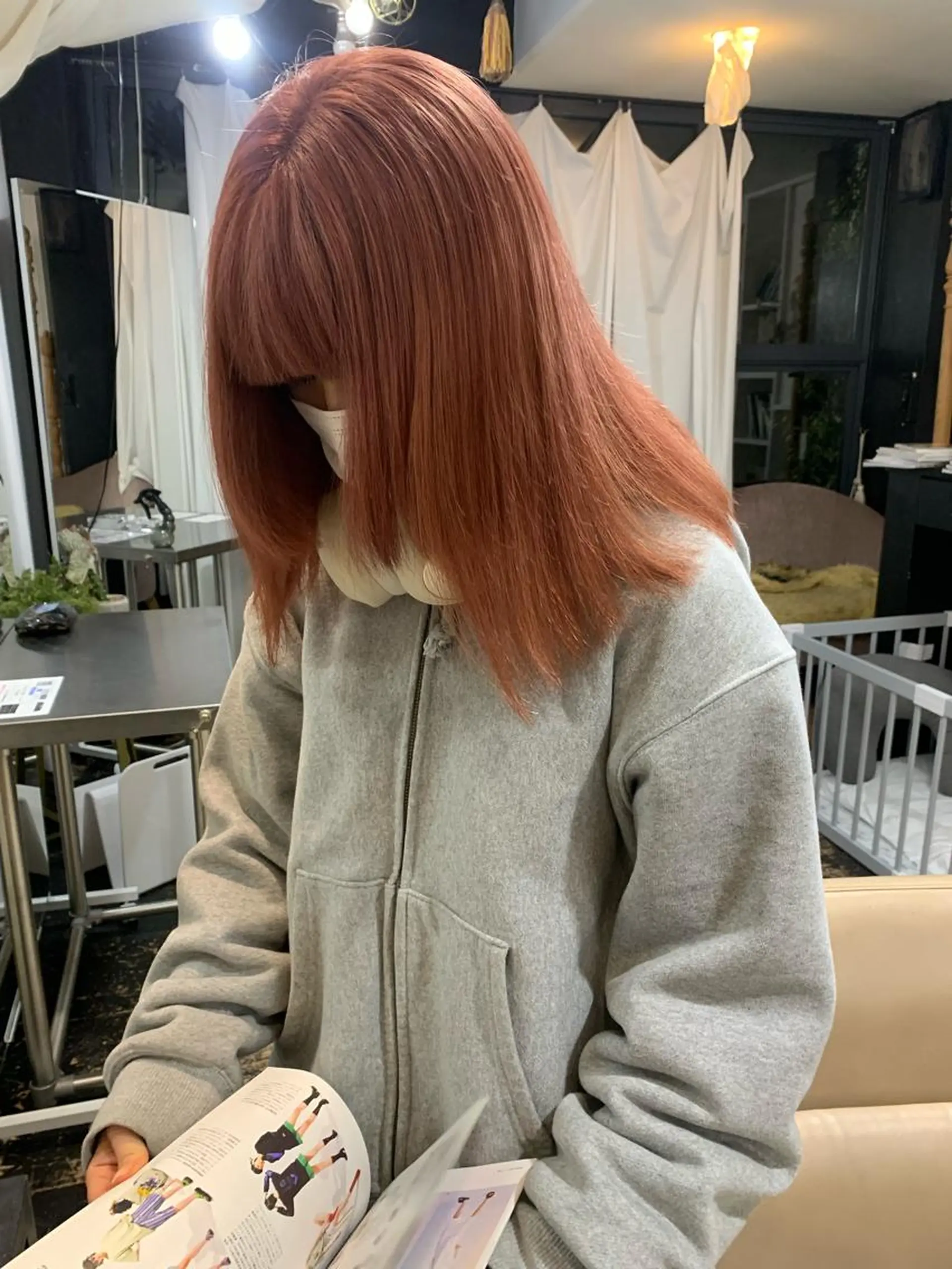 セミロング カラー ヘアカラー トリートメント 早川 豪のヘアスタイル