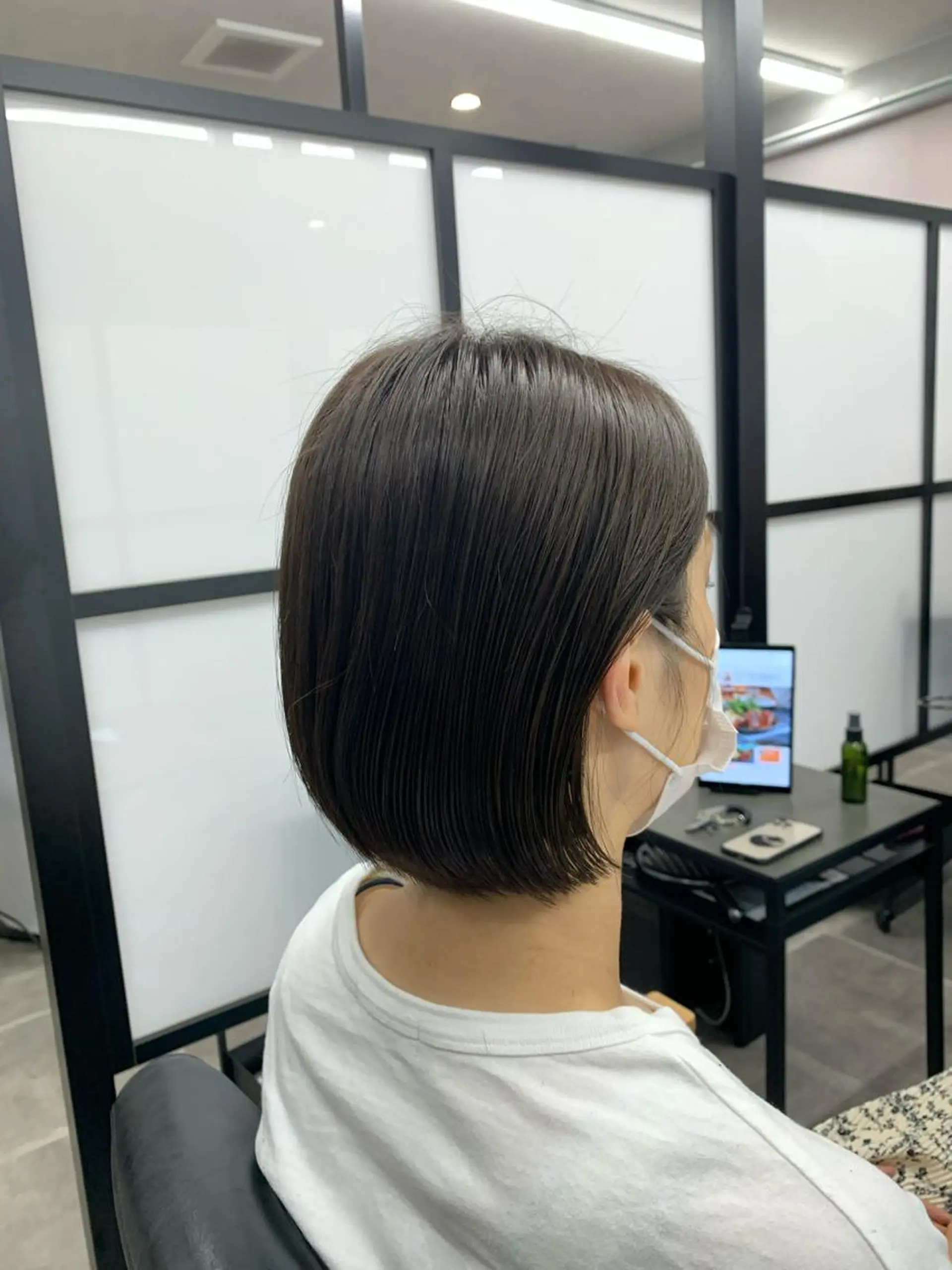 ショート ボブ カット hairworksbadass所属・菊地 旬のヘアスタイル