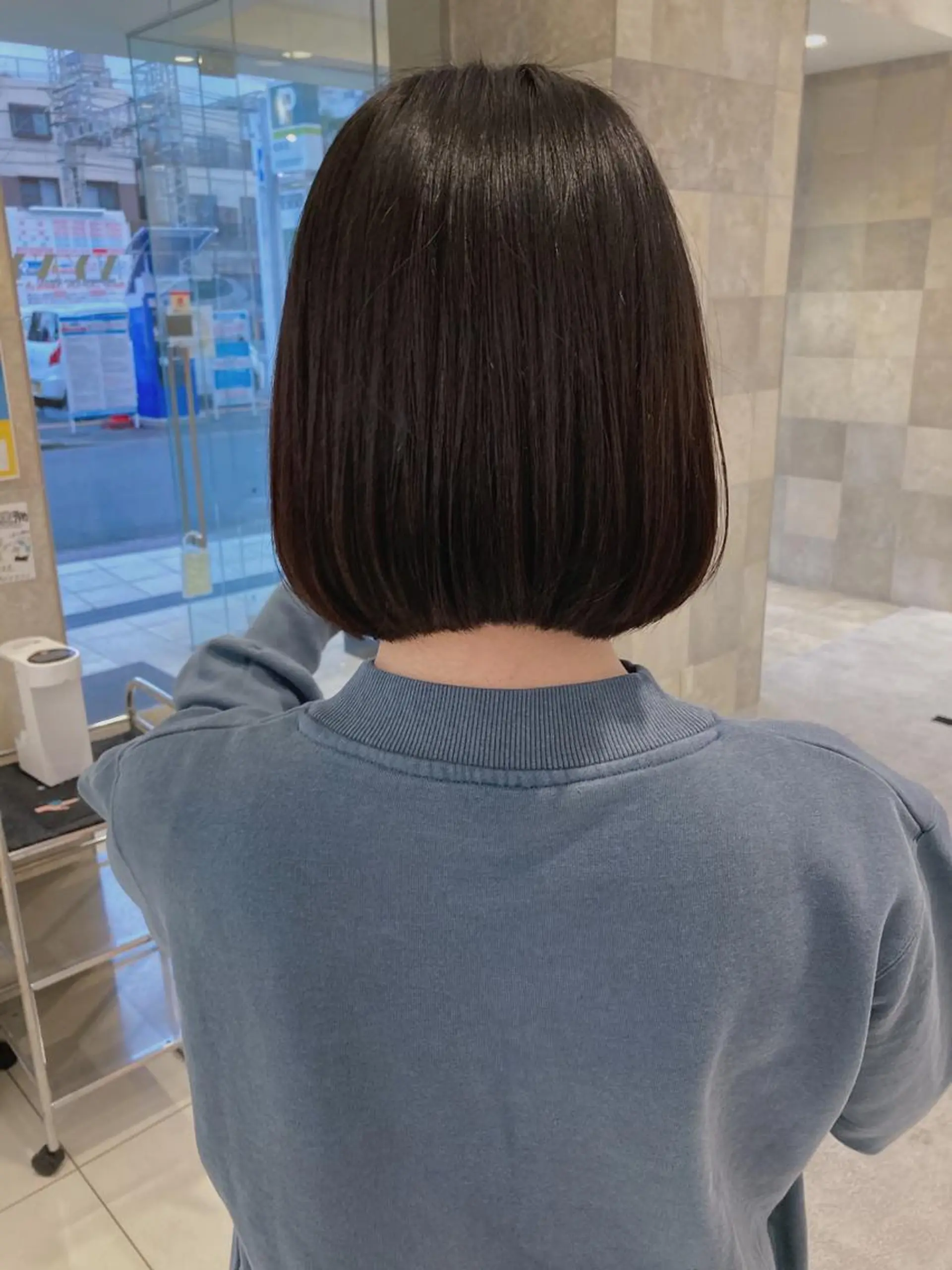ミディアム ボブ 田中 あかねのヘアスタイル