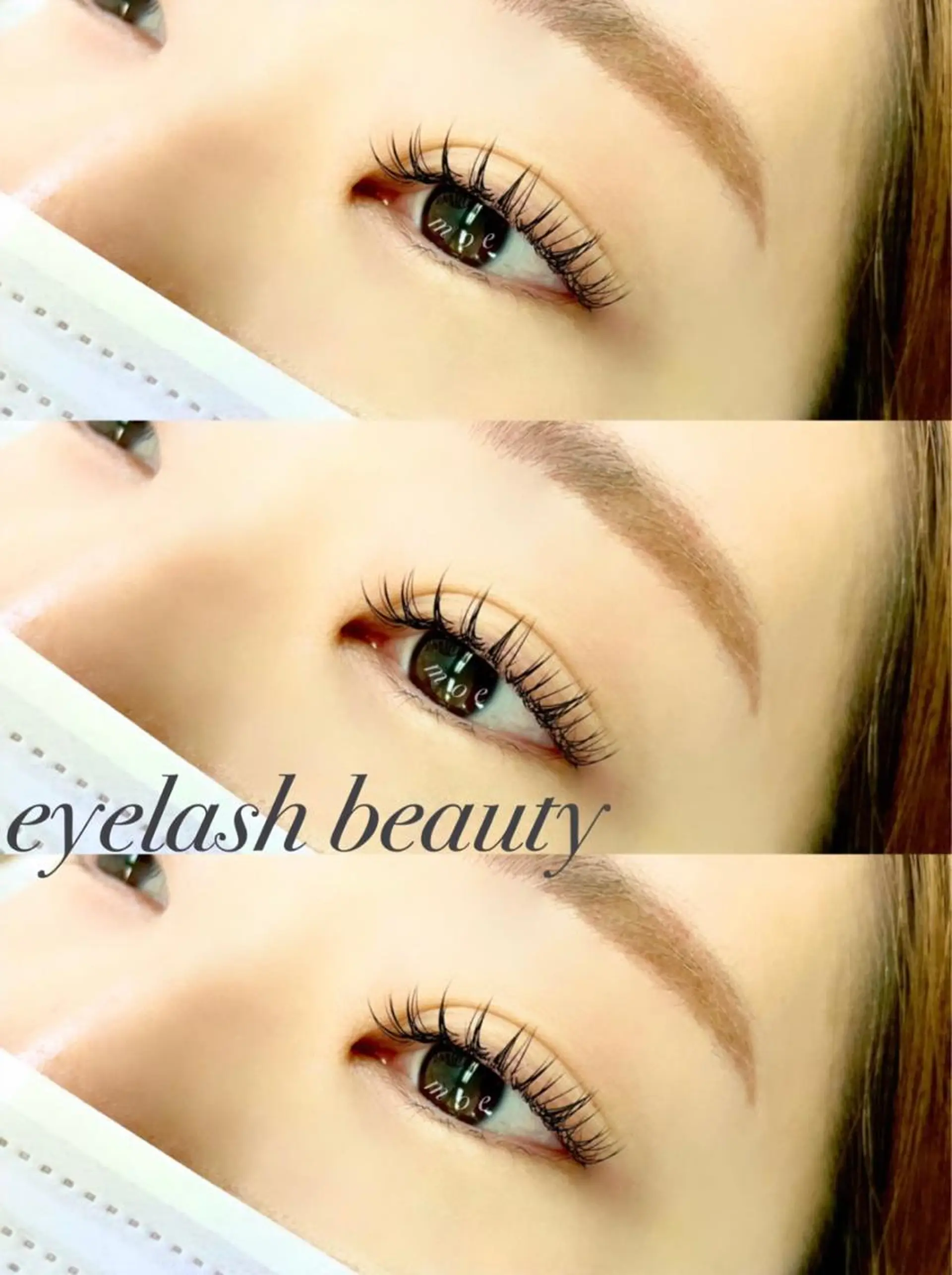 マツエク・マツパ Cカール フラットラッシュ ナチュラル 💙iL 佐藤萌💙のマツエク・マツパデザイン