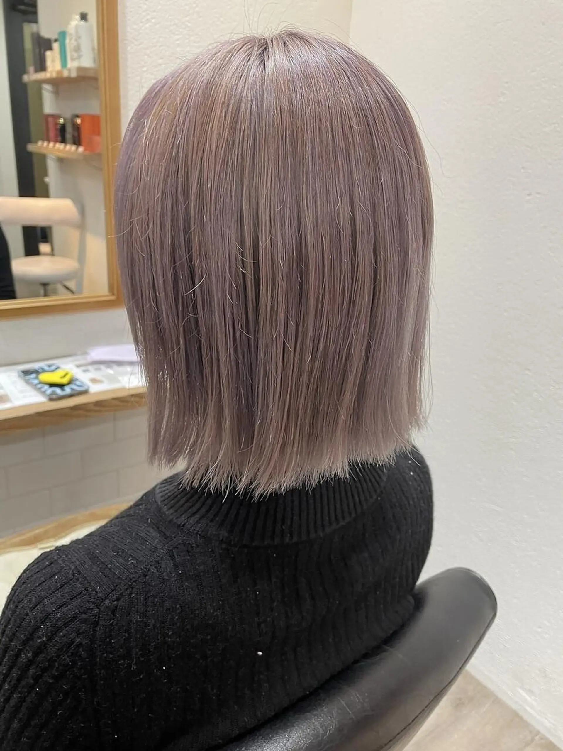 ショート ヘアカラー トリートメント FERIA梅田🖤 透明感カラー🎀のヘアスタイル
