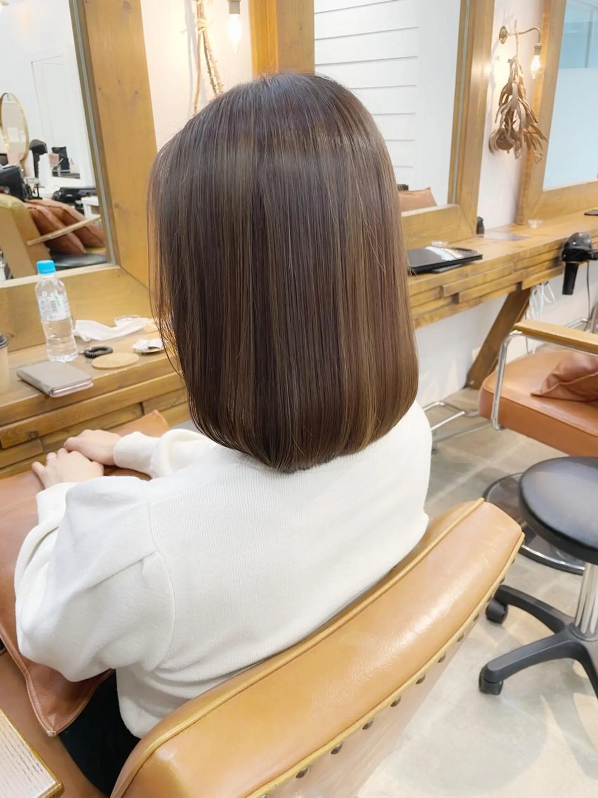 ショート カラー ショートボブ ハンサムショート ブリーチ ブリーチなしカラー ボブ カット ヘアカラー トリートメント newline銀座所属・銀座ショート/ 大人ショート/金子涼のヘアスタイル