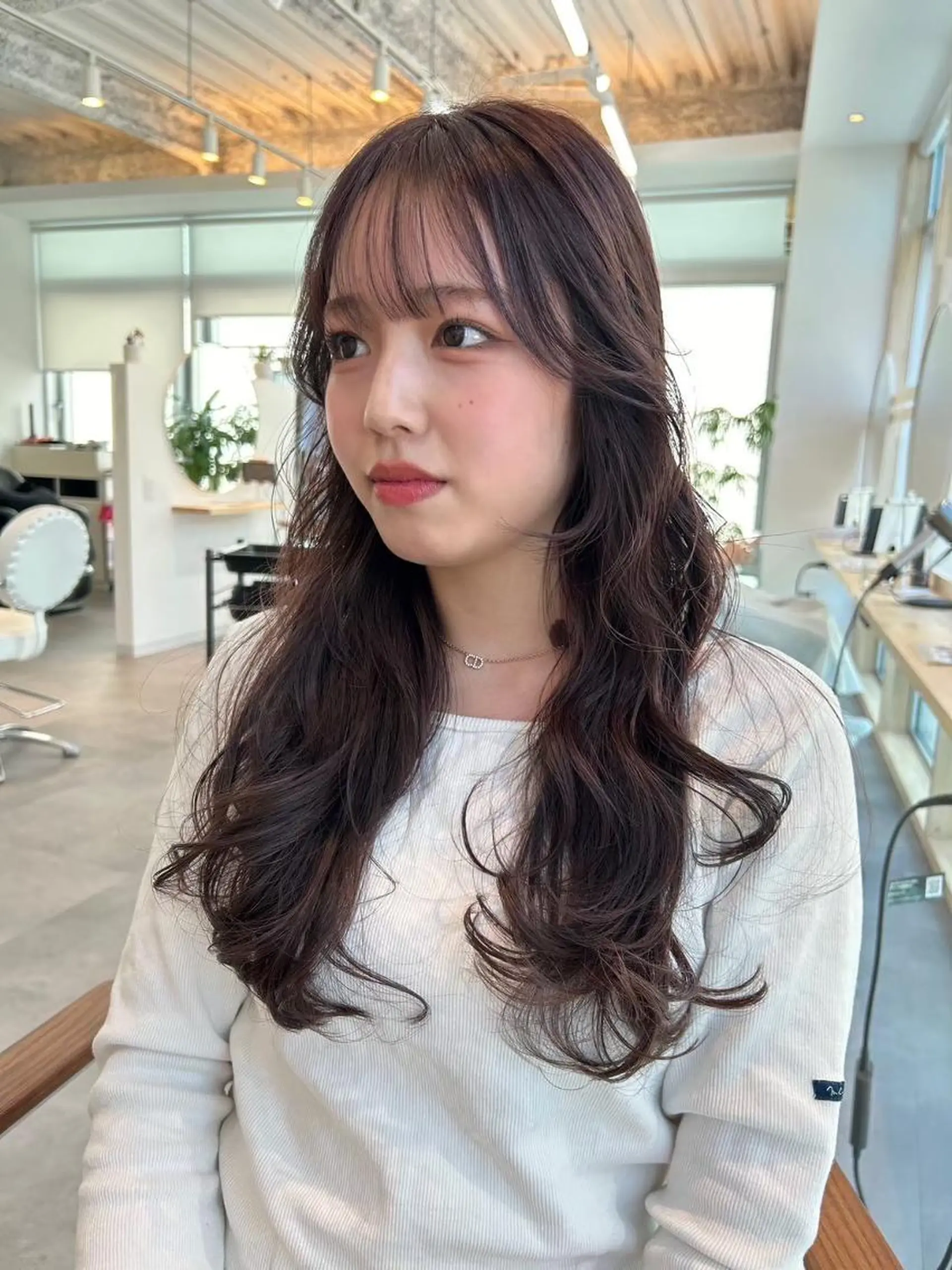 ロング 似合わせカット 西新  MAHIRO 🩵🫧艶髪🩵🫧のヘアスタイル