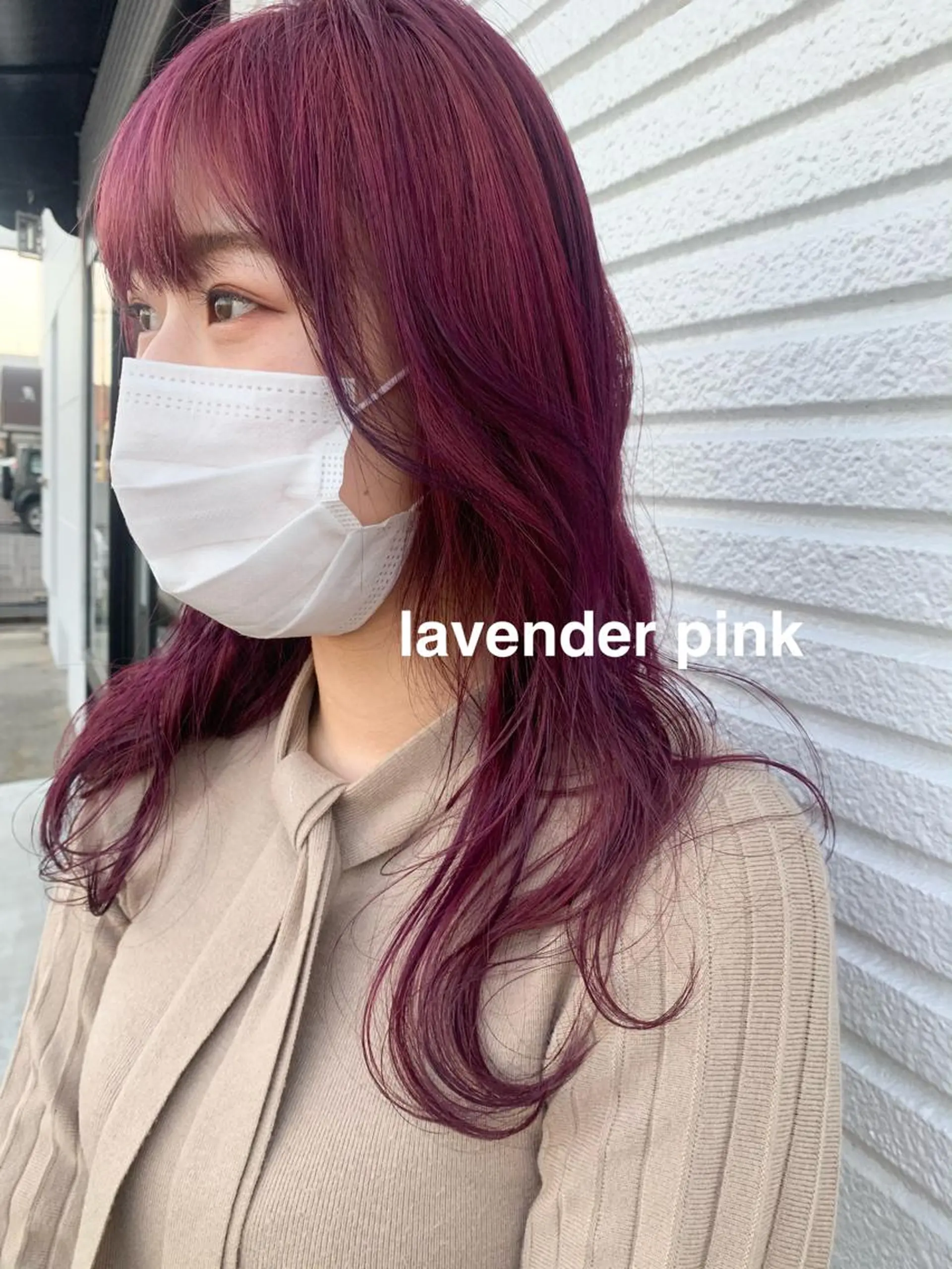 ロング カラー ブリーチ ラベンダーカラー ラベンダーピンク ピンクカラー kitagawa mayuのヘアスタイル