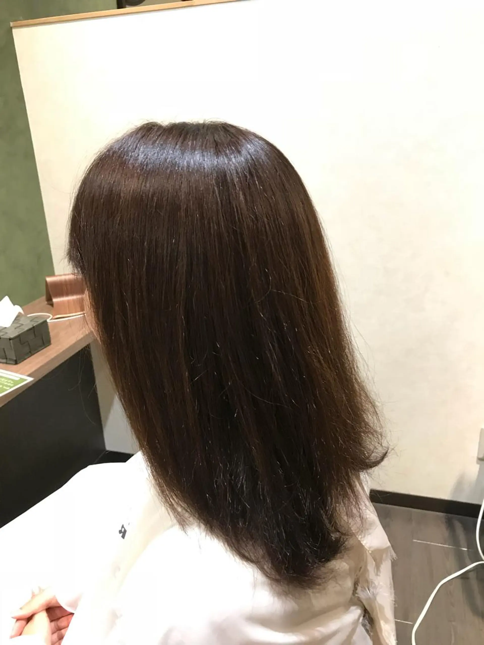 ミディアム カラー ブラウンカラー 中嶋 ナカジマのヘアスタイル