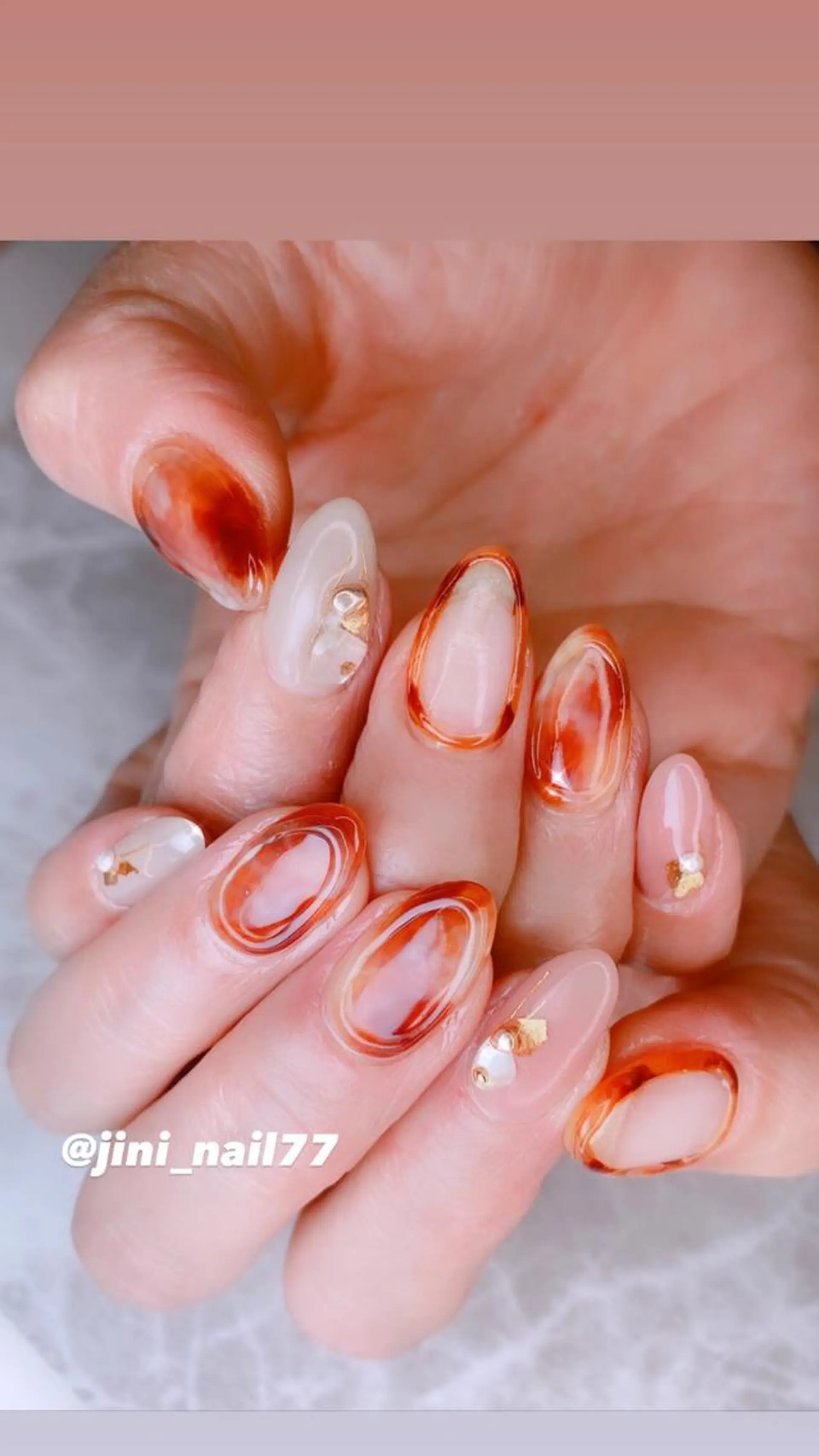 ネイル ハンドネイル JINI NAIL所属・ジニ ネイルのネイルデザイン