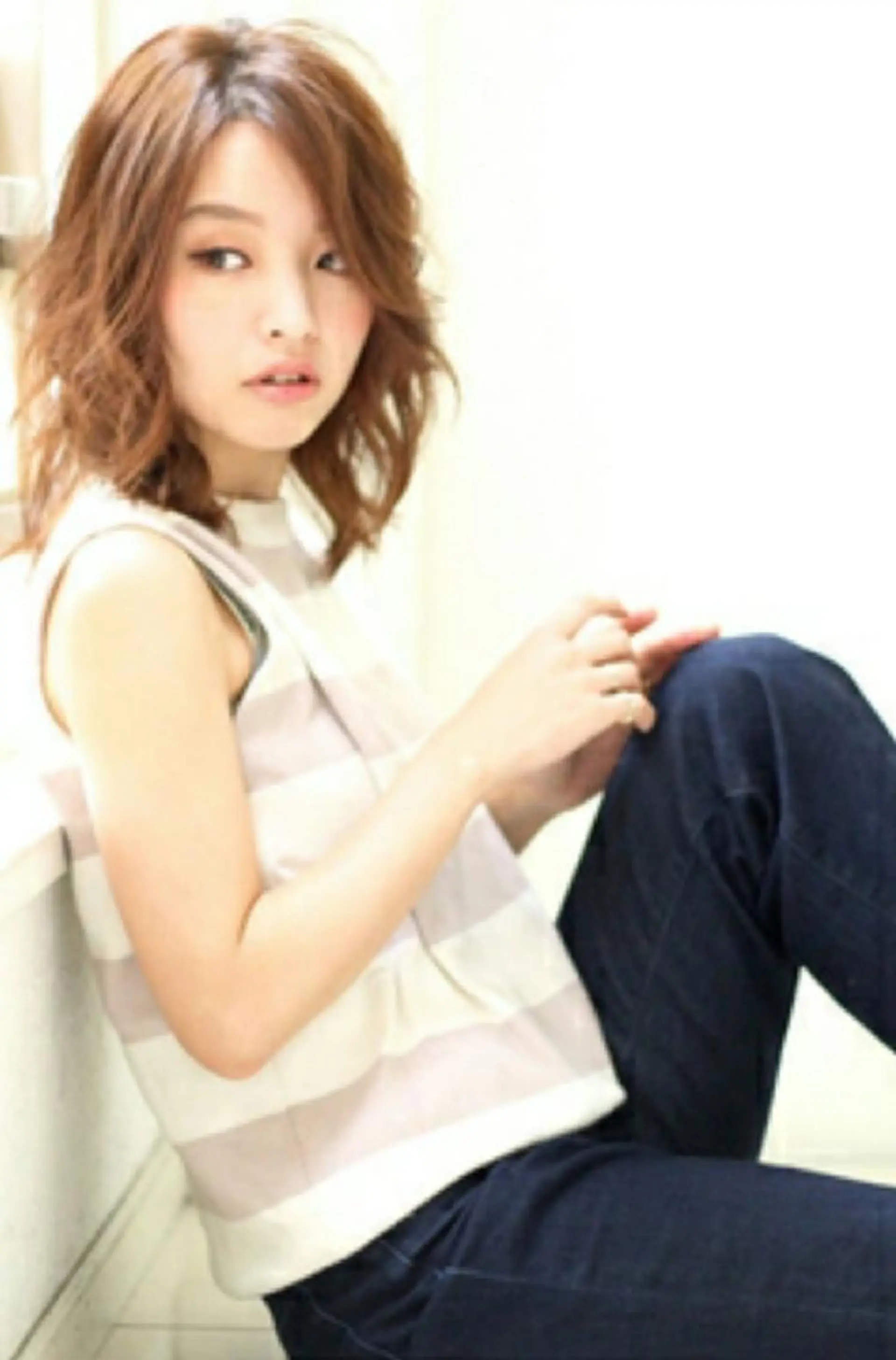 ミディアム SALOWIN神宮前五丁目店所属・🇰🇷韓国風艶髪✨ 髪質改善 倉岡しおんのヘアスタイル