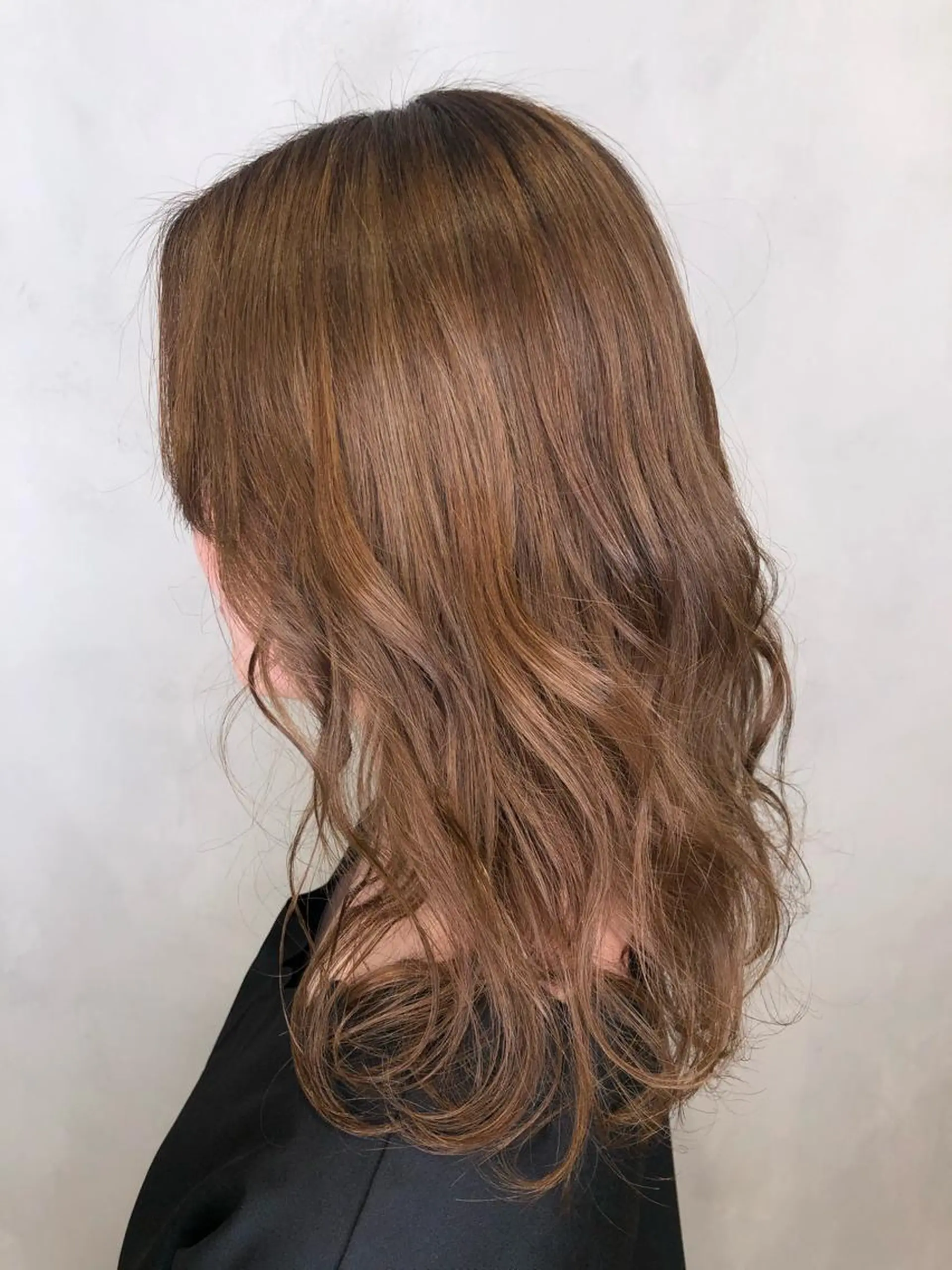 セミロング カラー ヘアアレンジ 渡辺　亮/ ハイライト/髪質改善のヘアスタイル