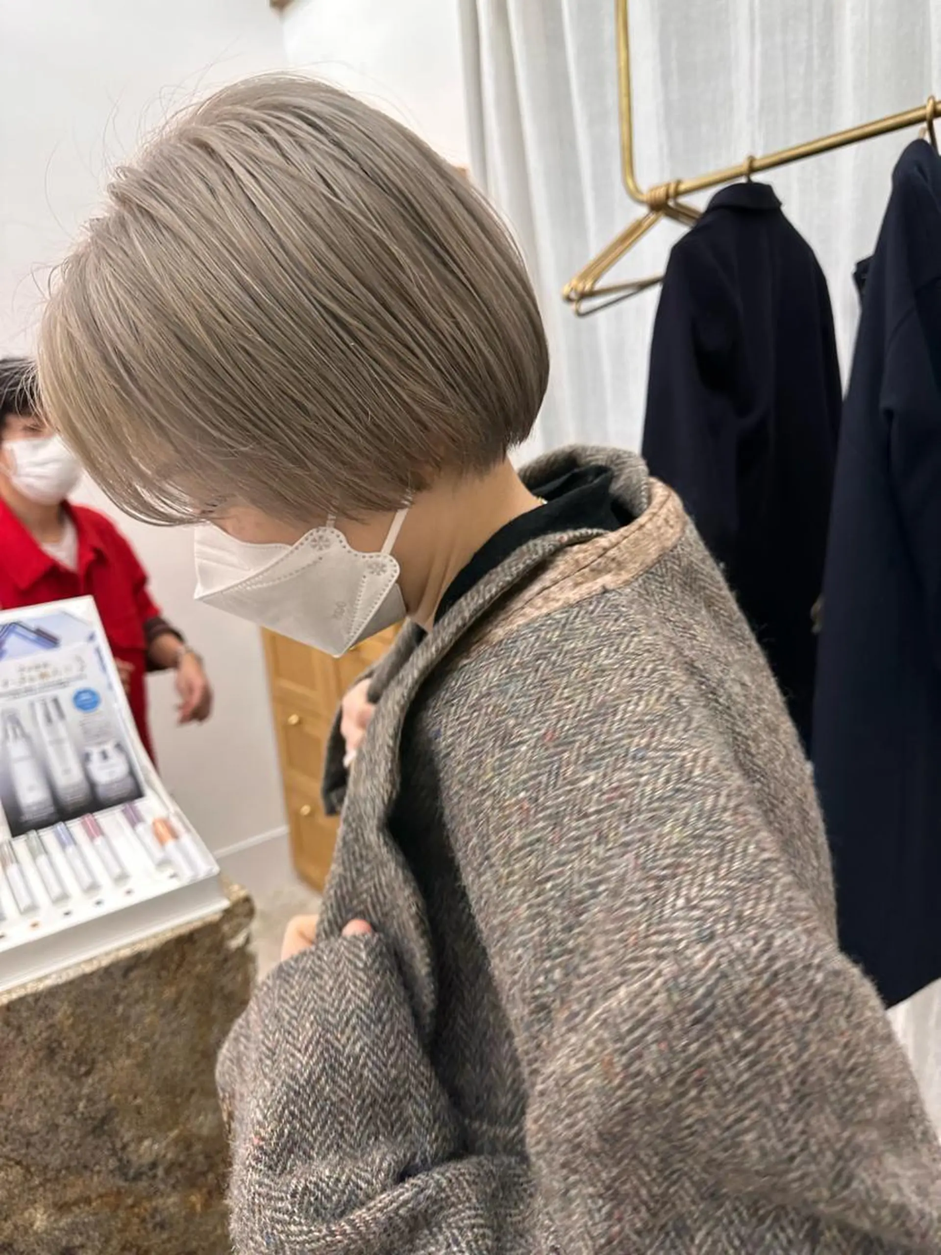 ショート カラー amy.所属・メンズカットパーマ/ ブリーチ高柳将太のヘアスタイル