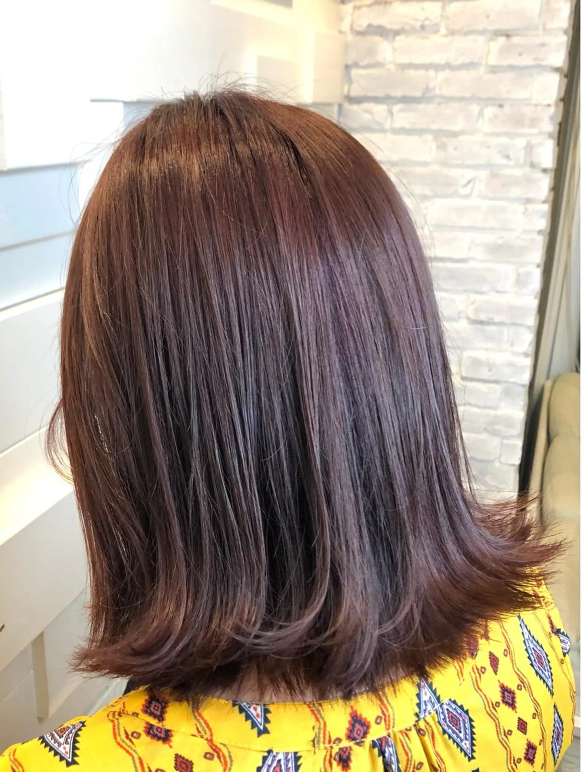 セミロング カラー ラベンダーカラー ピンクカラー ピンクラベンダー POCKET いわき店所属・Pocketいわき 深谷 智花のヘアスタイル