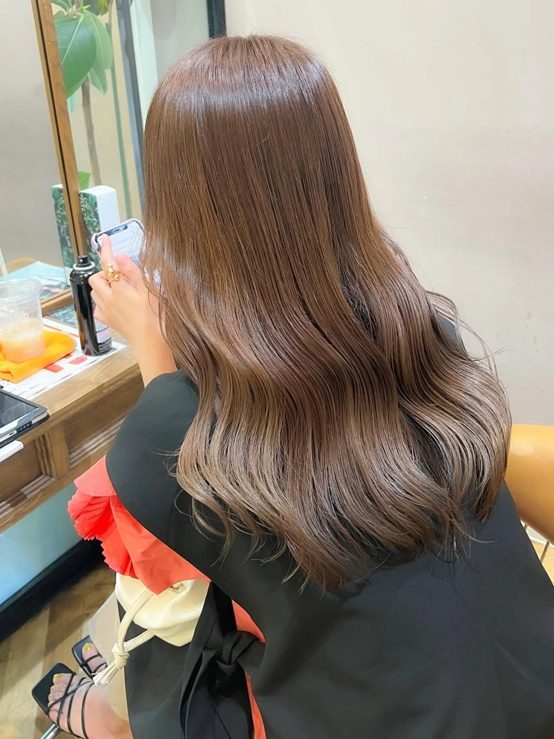 セミロング カラー カット ヘアカラー 縮毛矯正 トリートメント 🇰🇷韓国レイヤー 錦糸町【北山謙三】のヘアスタイル