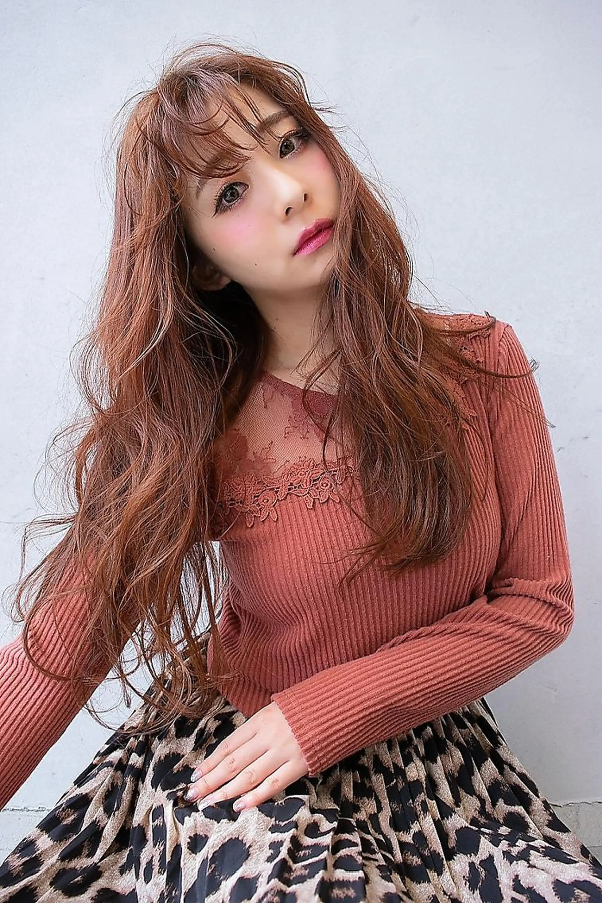 ロング カット ヘアカラー ANGELICA 吉川智昭のヘアスタイル