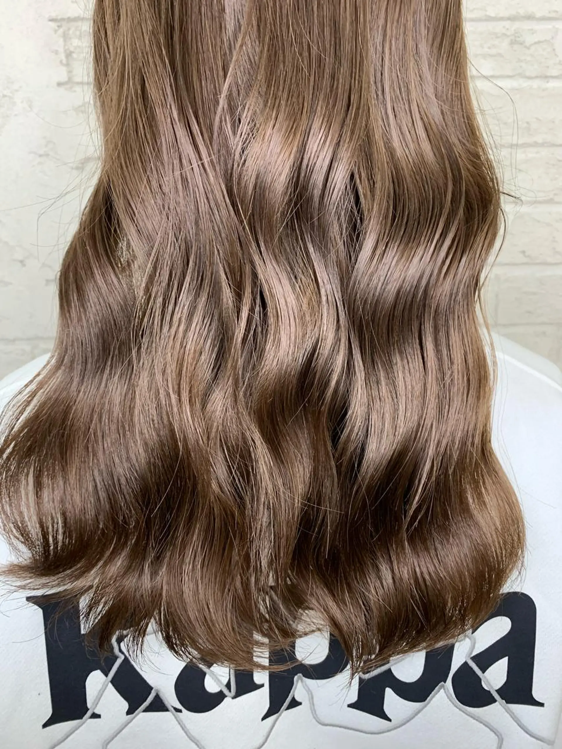 ロング カラー ベージュカラー イルミナカラー トリートメント ブリーチ特化 ハイトーンRYOYAのヘアスタイル