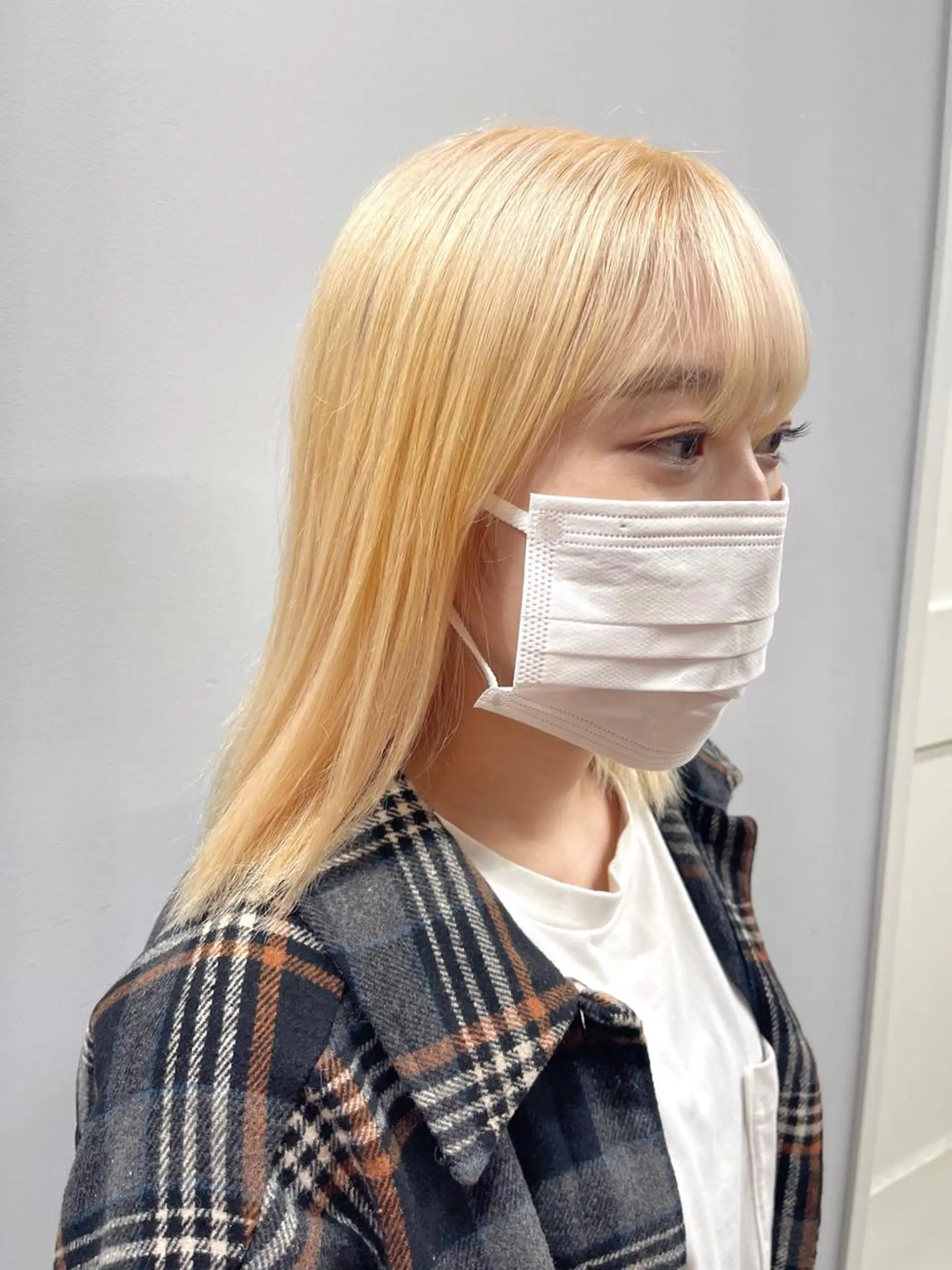 セミロング カラー ピンクカラー ヘアカラー ROCCOeast Rukaのヘアスタイル