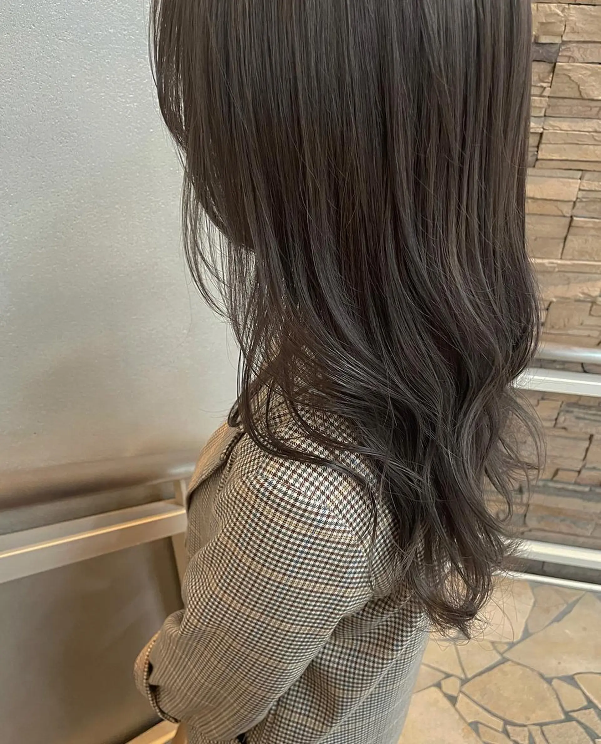 セミロング カラー グレージュ 沖縄/ヘアアレンジ /ナカノのヘアスタイル