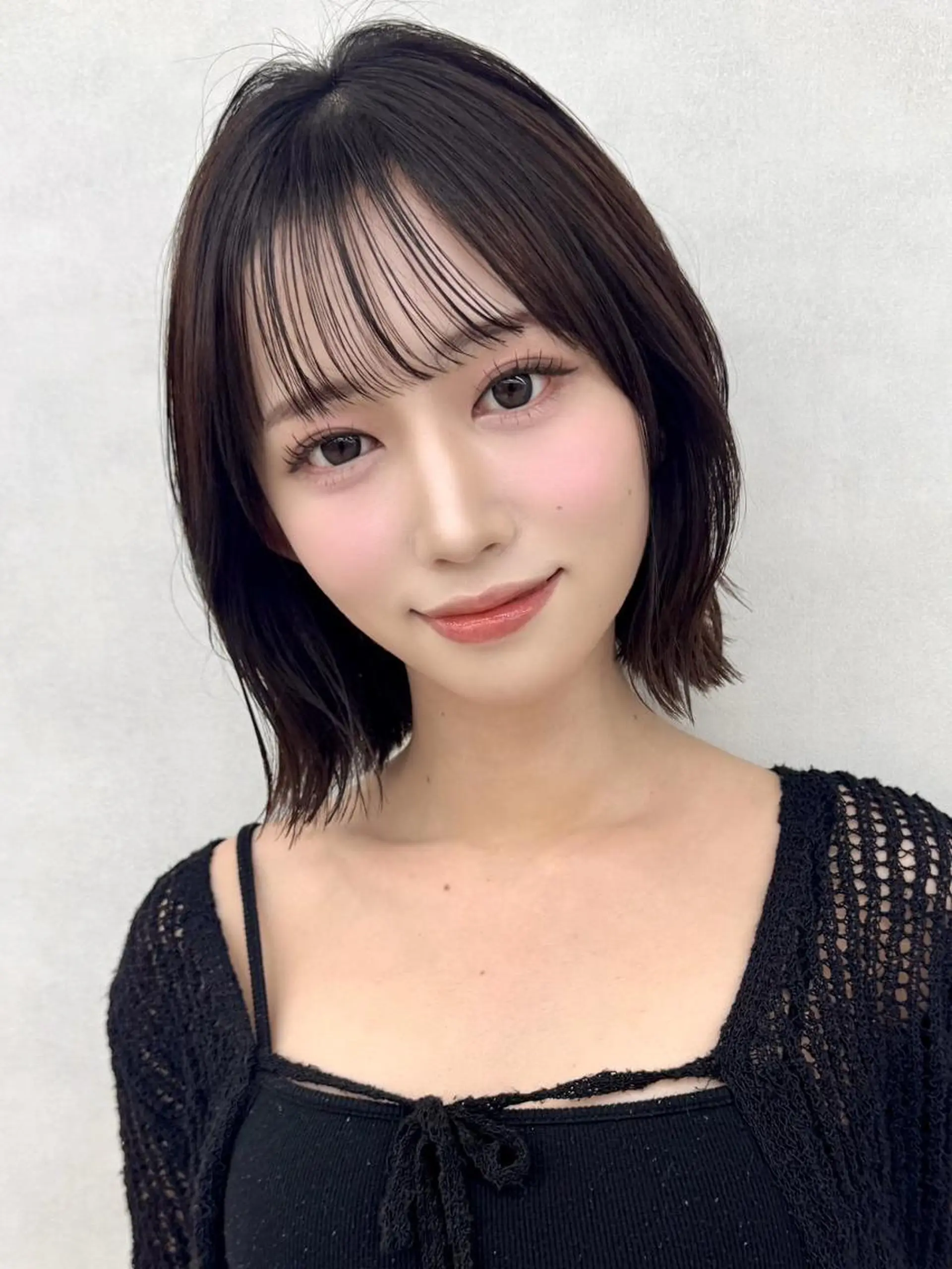 ミディアム ボブ 韓国風ヘア ボブ特化美容師💖 RYUGA💖のヘアスタイル