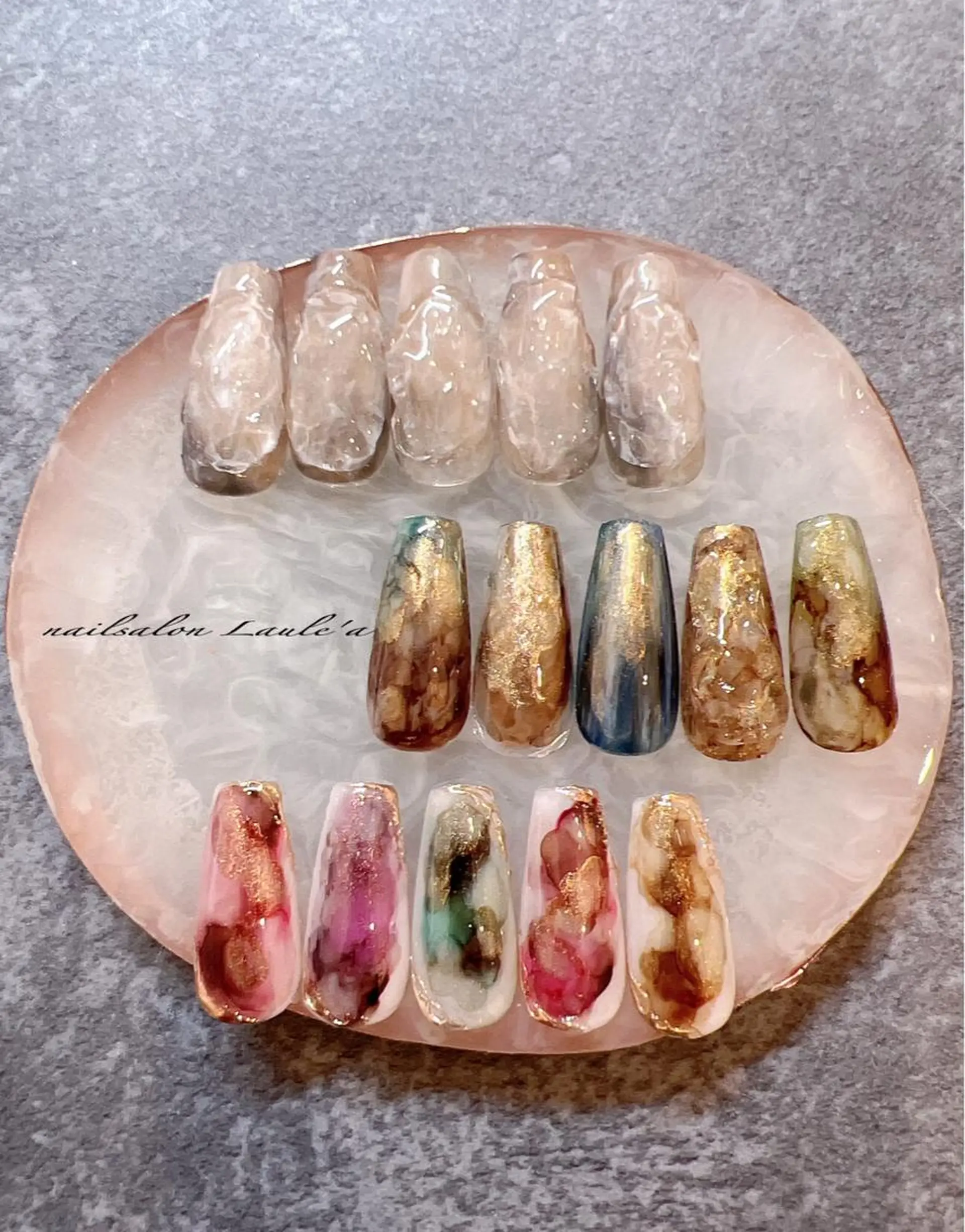 ネイル アートネイル フットネイル nailsalon Laule'aのネイルデザイン