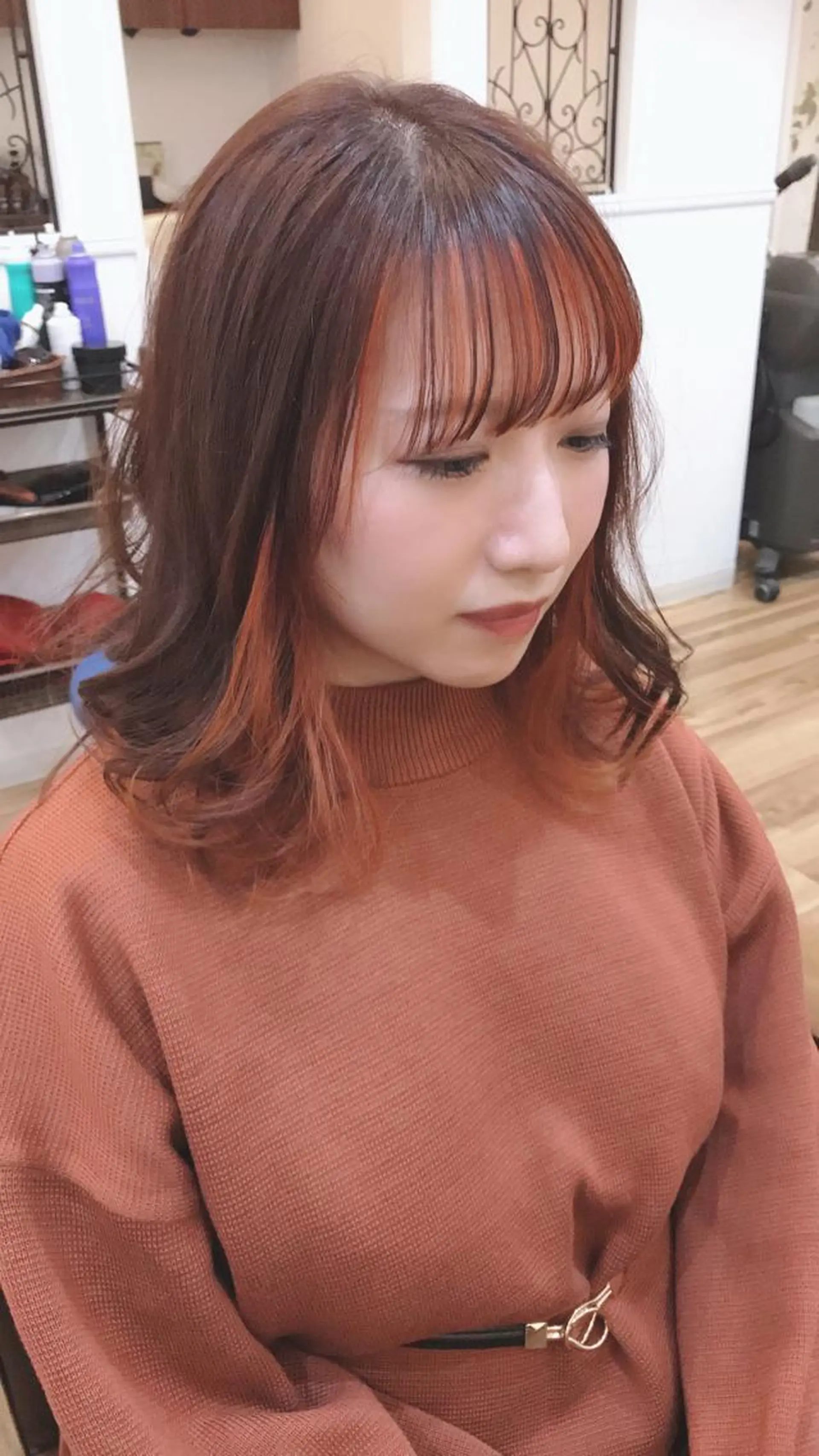 ミディアム 美容室CLASS 細谷智のヘアスタイル