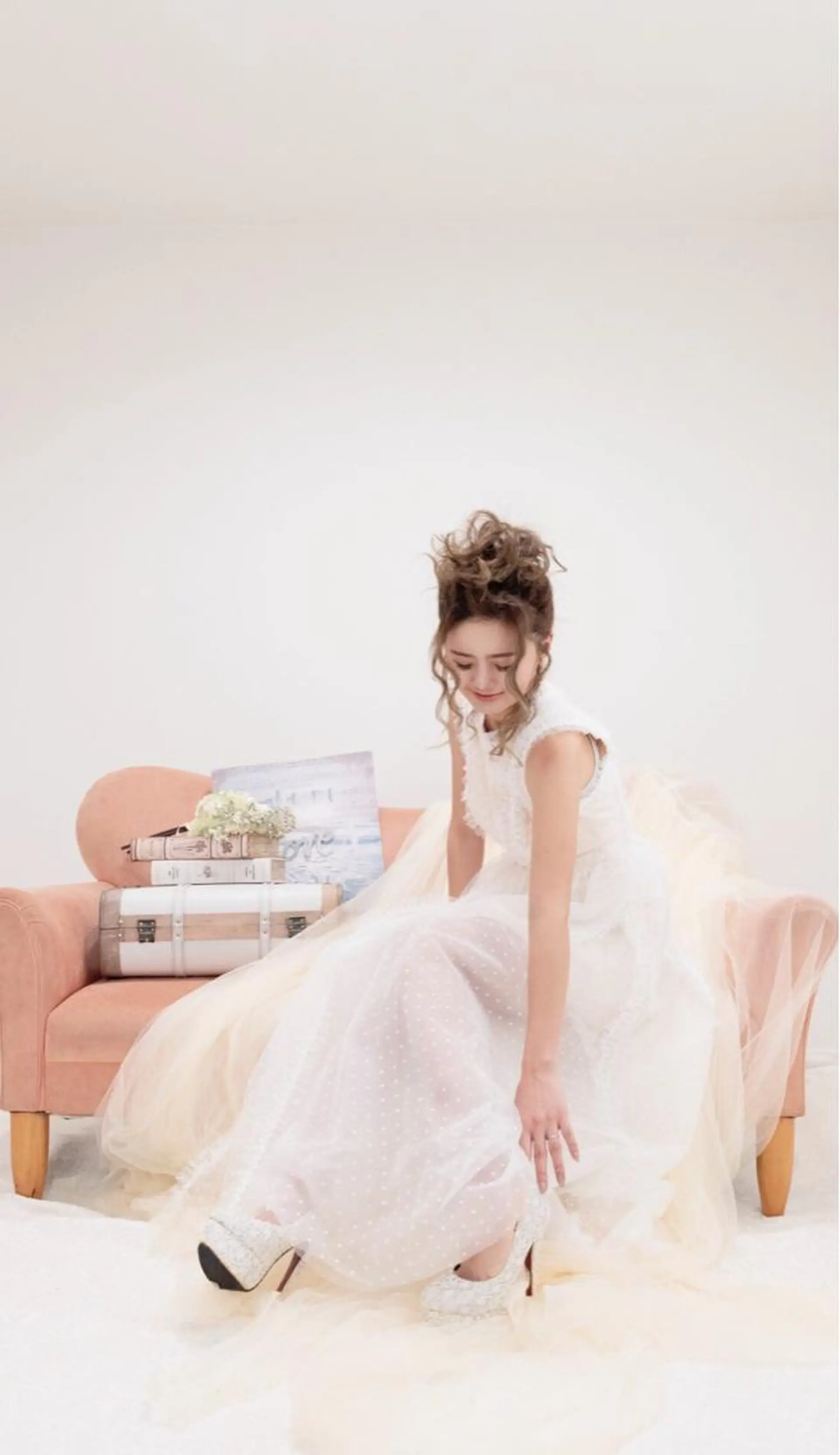 ヘアアレンジ 結婚式・ブライダル 野咲き 美容室のマツエク・マツパデザイン